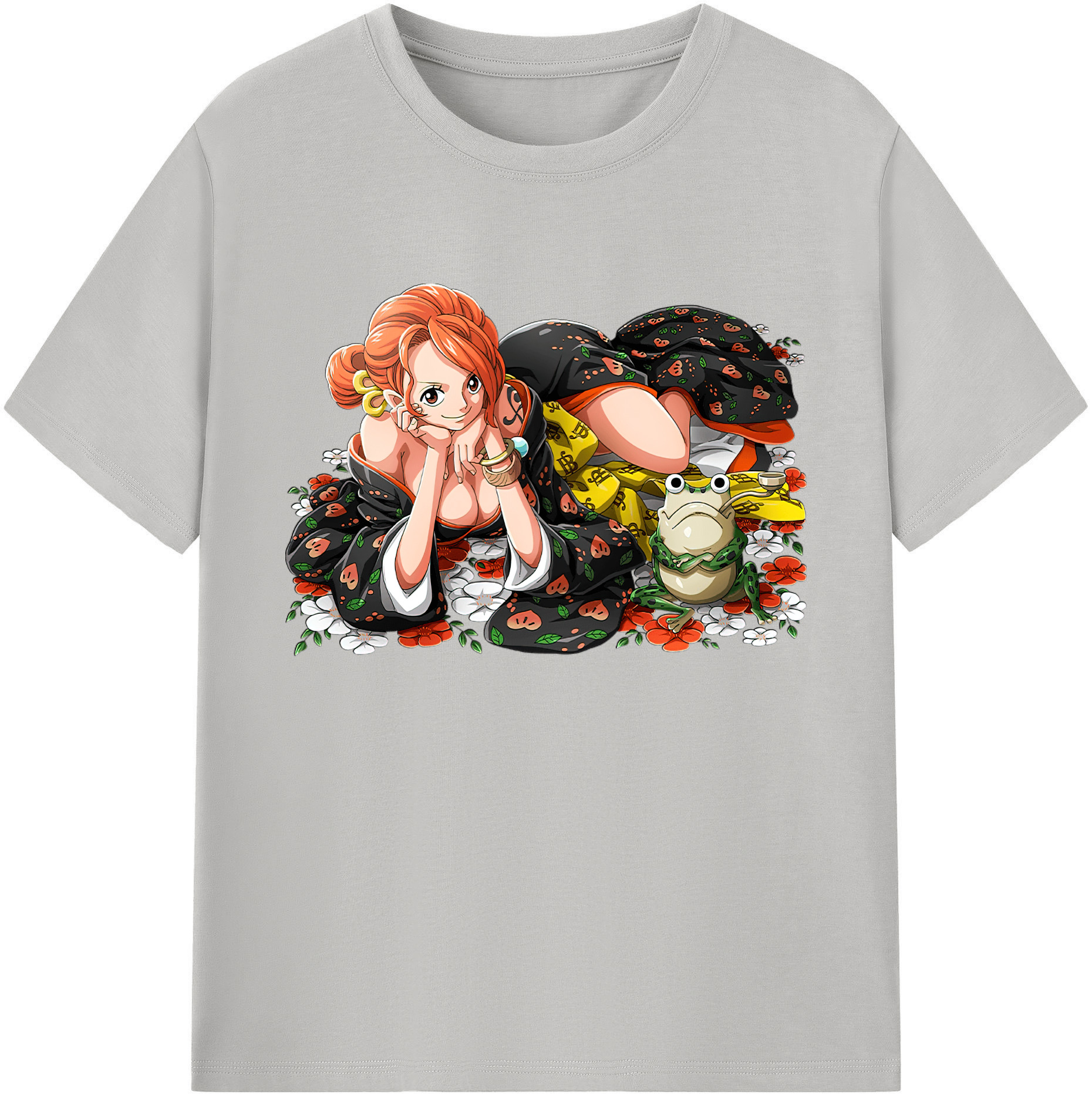 ワンピース ナミ ONE PIECE Nami 綿100％ メンズ半袖Tシャツ｜肌触りやわらか＆通気性