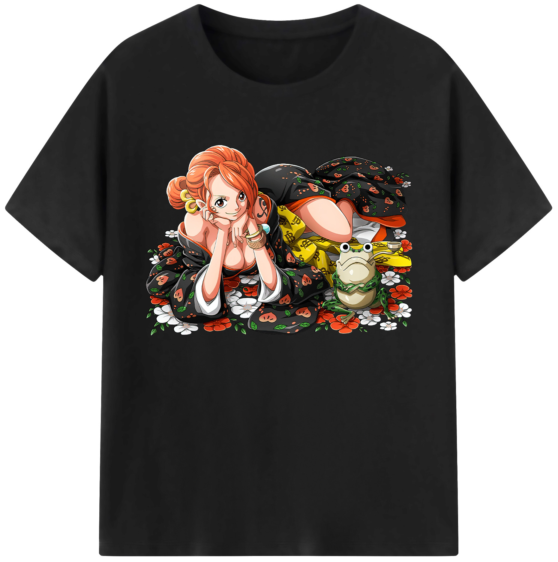ワンピース ナミ ONE PIECE Nami 綿100％ メンズ半袖Tシャツ｜肌触りやわらか＆通気性