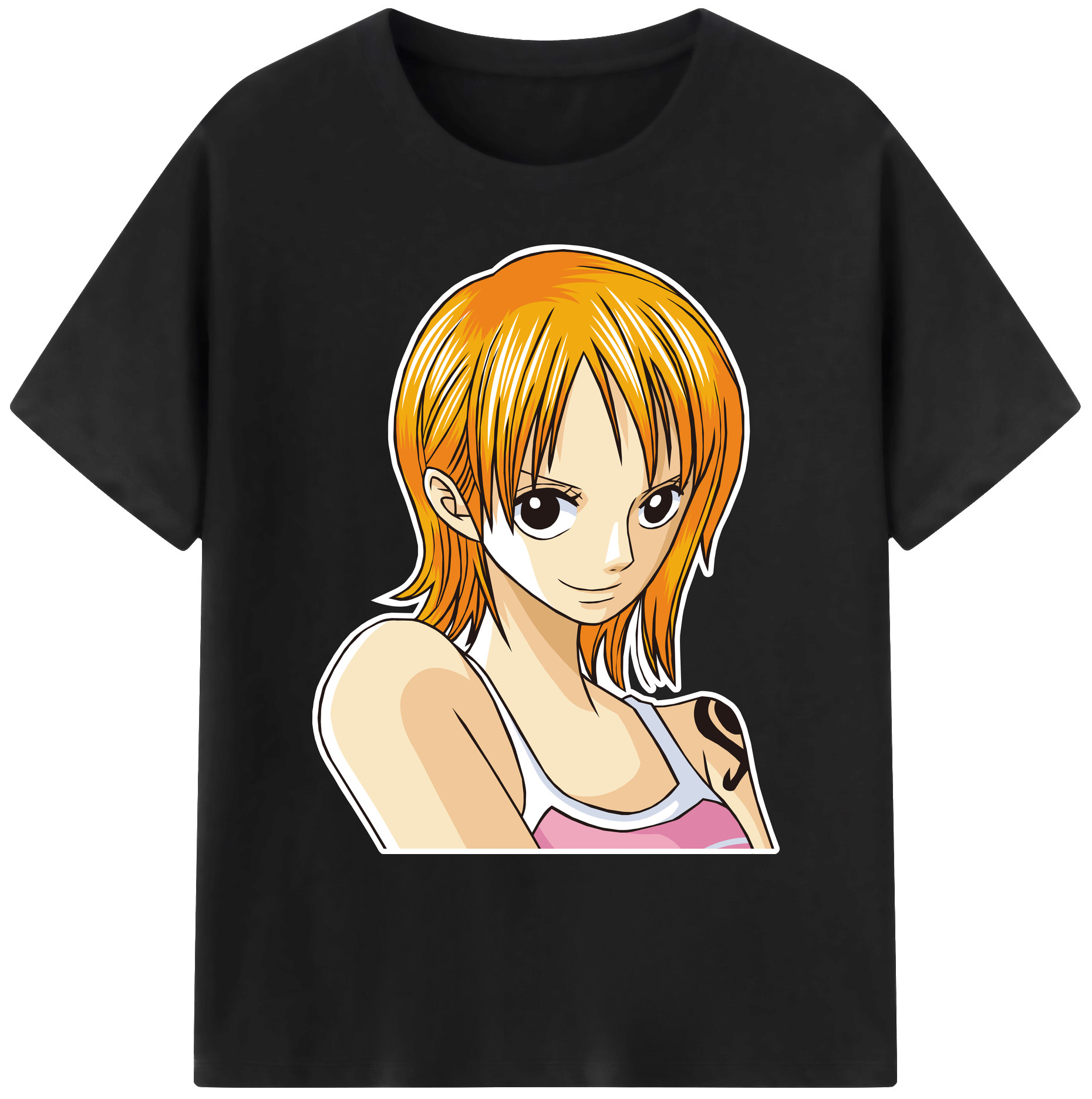 ワンピース ナミ ONE PIECE Nami 綿100％ メンズ半袖Tシャツ｜肌触りやわらか＆通気性