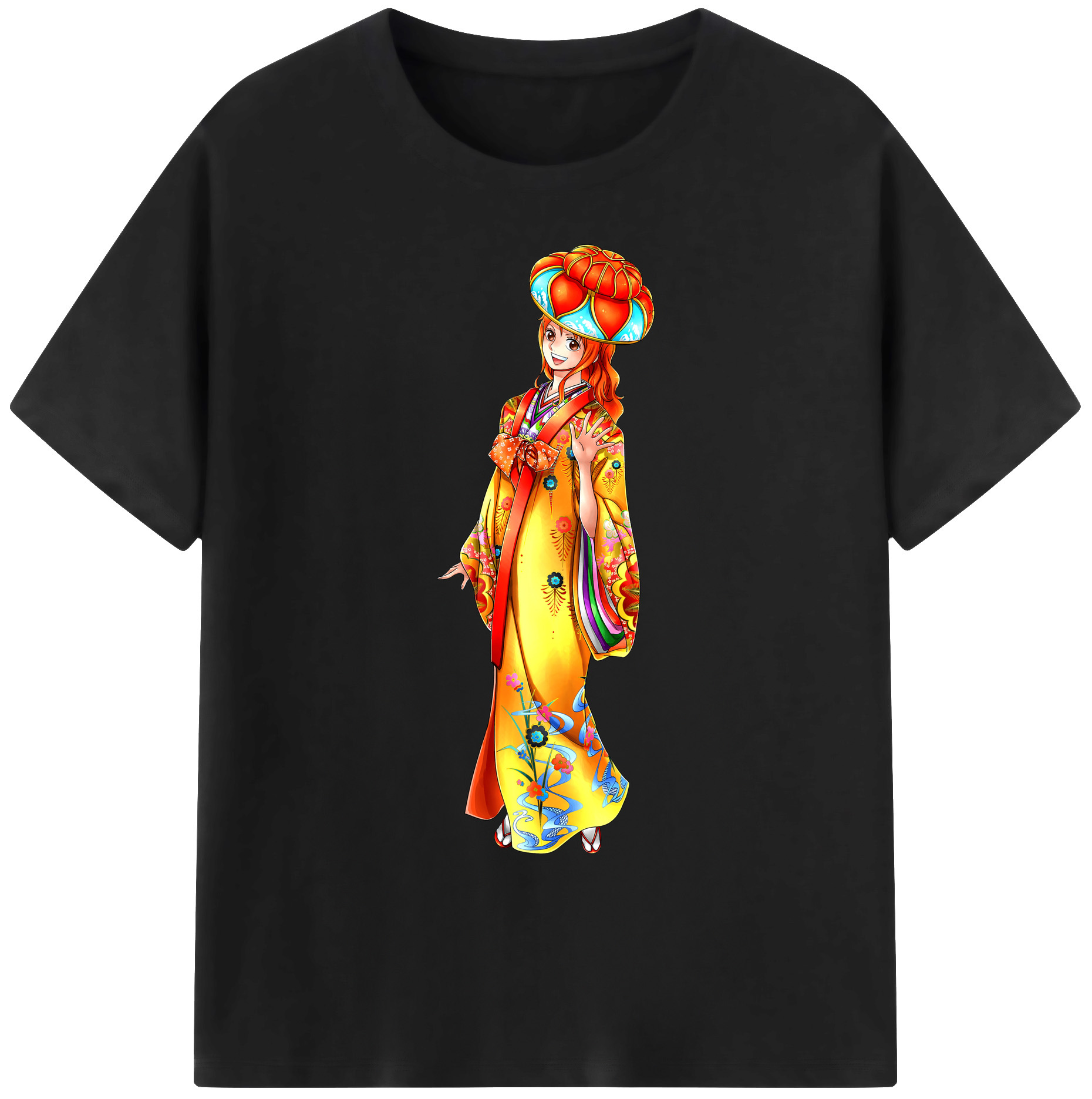 ワンピース ナミ ONE PIECE Nami 綿100％ メンズ半袖Tシャツ｜肌触りやわらか＆通気性