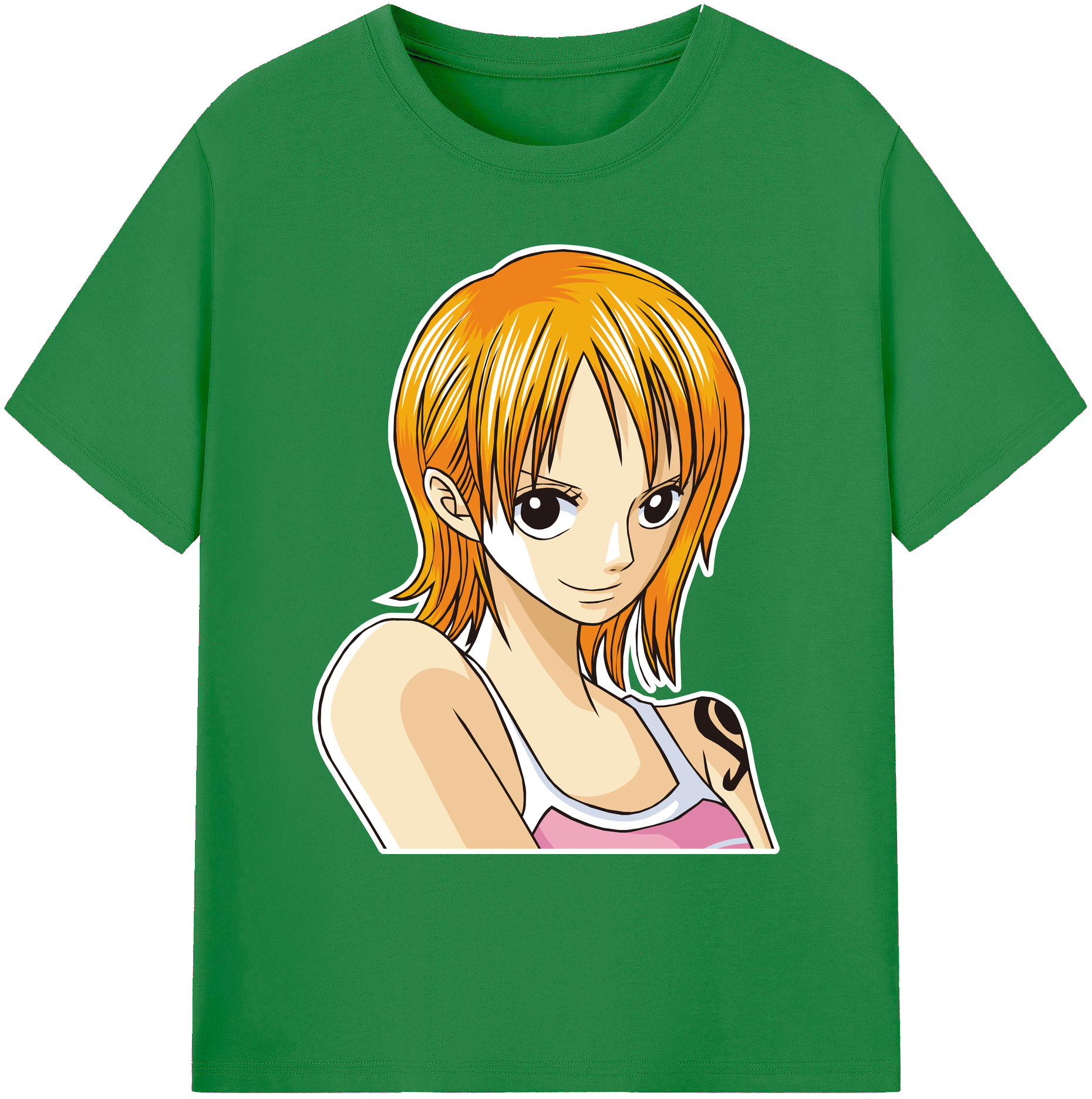 ワンピース ナミ ONE PIECE Nami 綿100％ メンズ半袖Tシャツ｜肌触りやわらか＆通気性