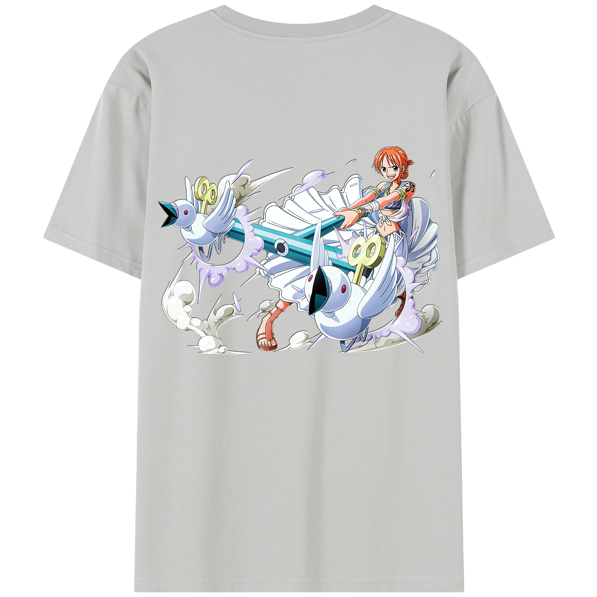 （画像用） ワンピース ナミ ONE PIECE Nami レディース半袖Tシャツ(バックプリント)