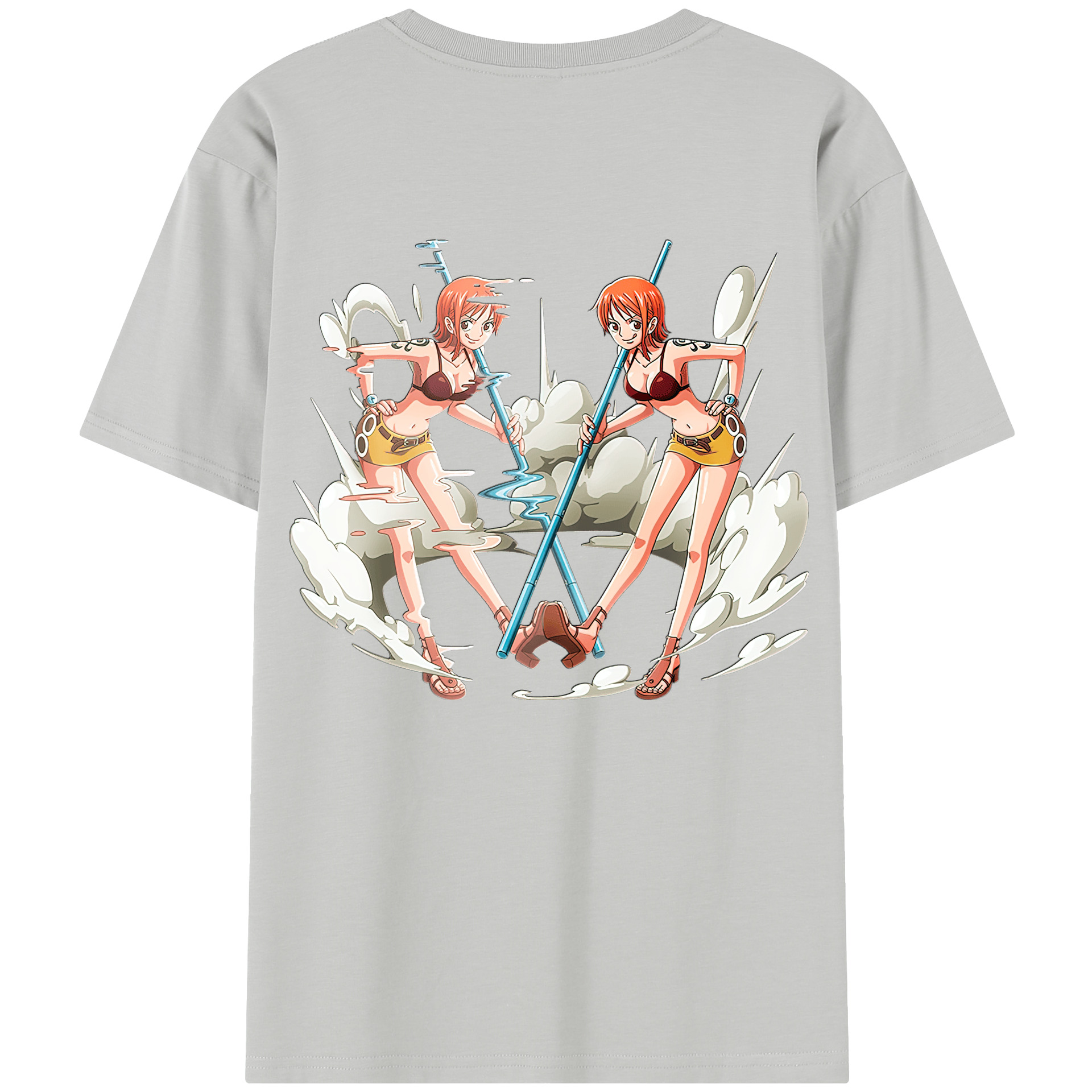 （画像用） ワンピース ナミ ONE PIECE Nami レディース半袖Tシャツ(バックプリント)