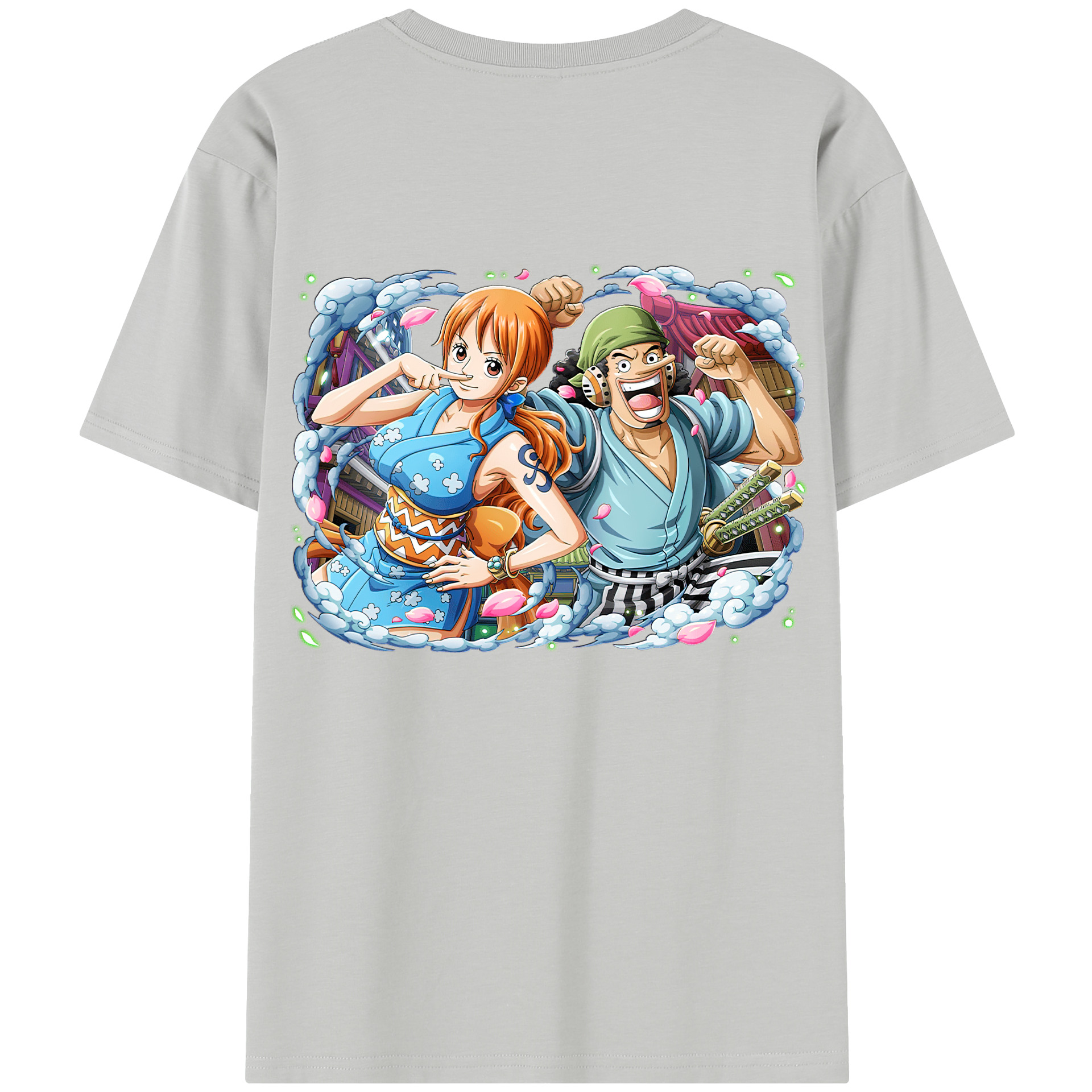 （画像用） ワンピース ナミ ONE PIECE Nami レディース半袖Tシャツ(バックプリント)
