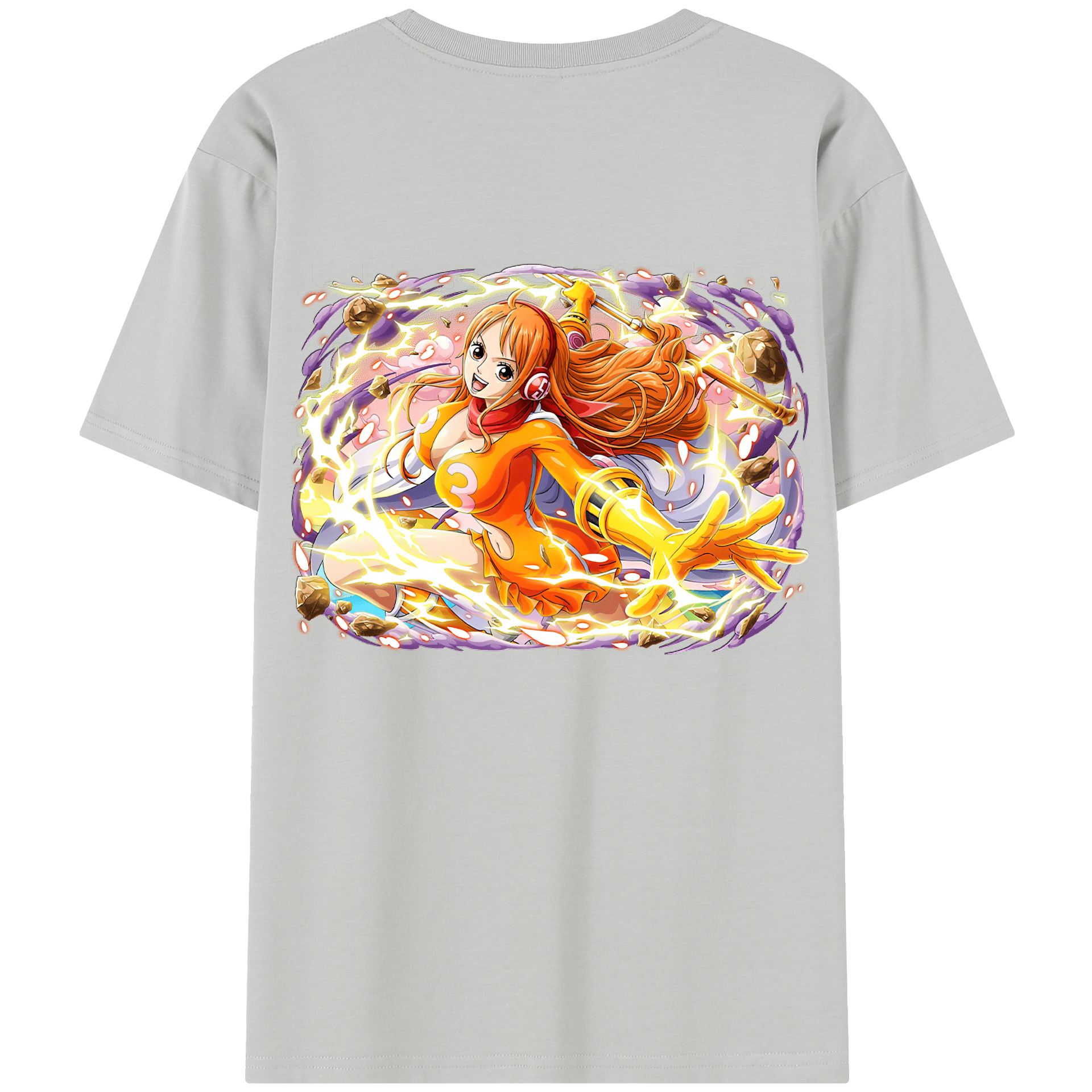 （画像用） ワンピース ナミ ONE PIECE Nami レディース半袖Tシャツ(バックプリント)