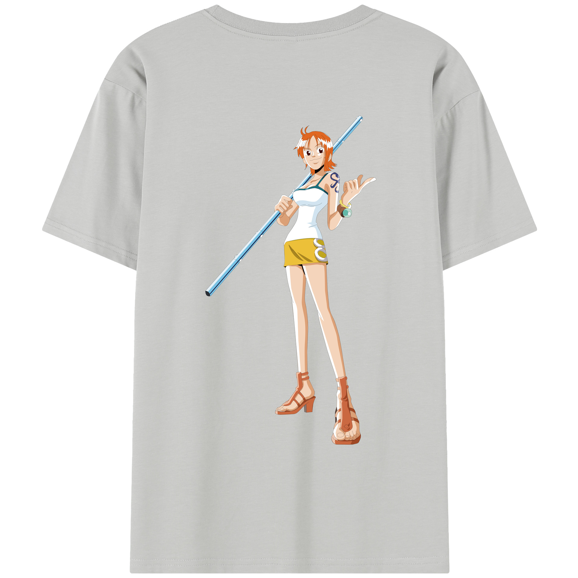 ワンピース ナミ ONE PIECE Nami レディース半袖Tシャツ(バックプリント)