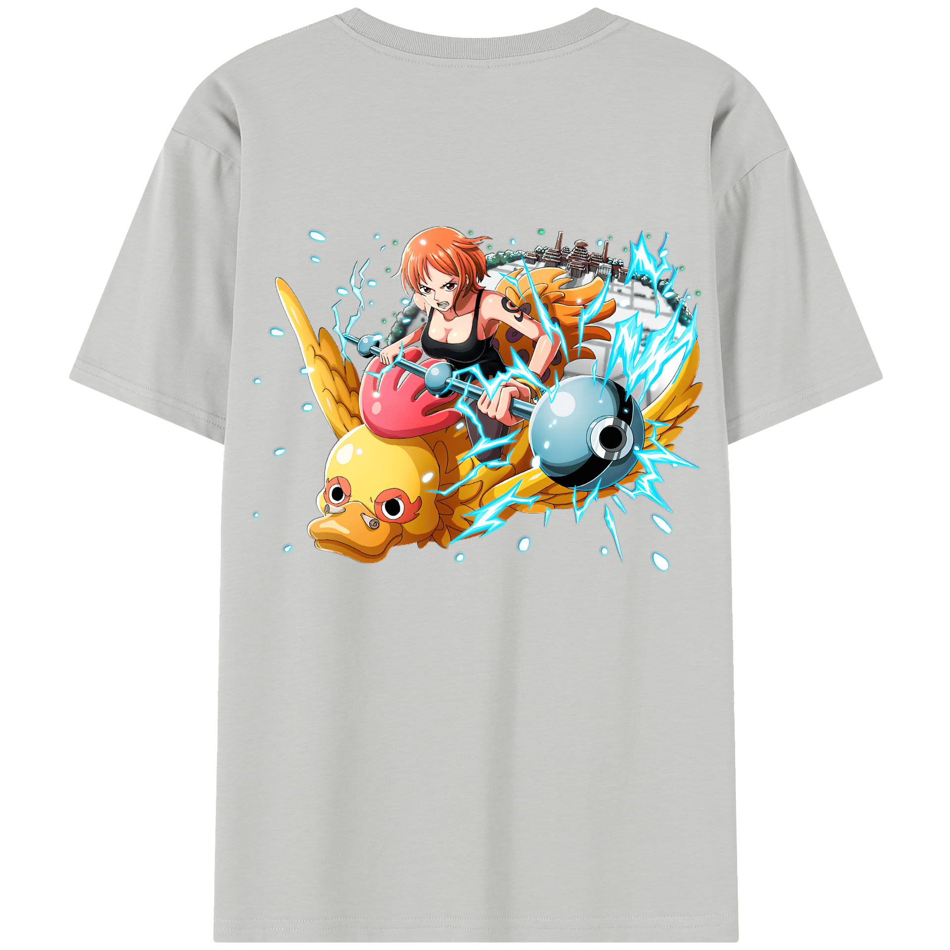 （画像用） ワンピース ナミ ONE PIECE Nami レディース半袖Tシャツ(バックプリント)