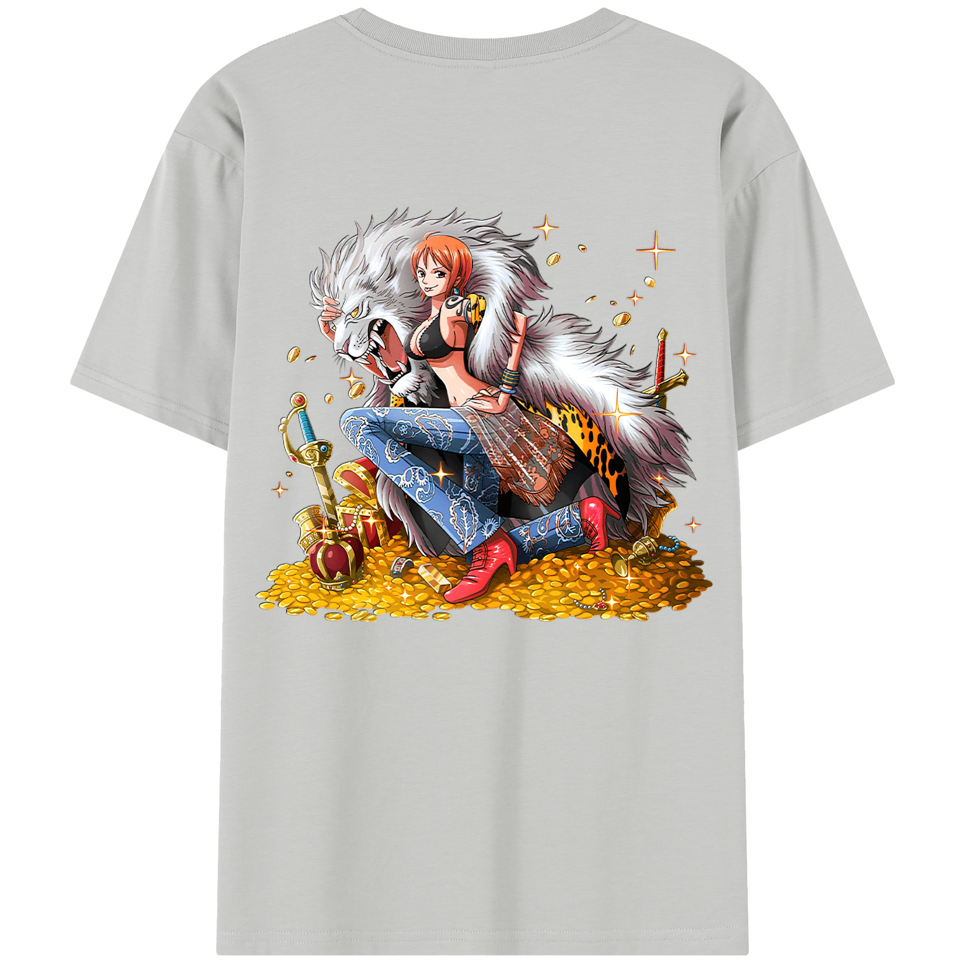 （画像用） ワンピース ナミ ONE PIECE Nami レディース半袖Tシャツ(バックプリント)