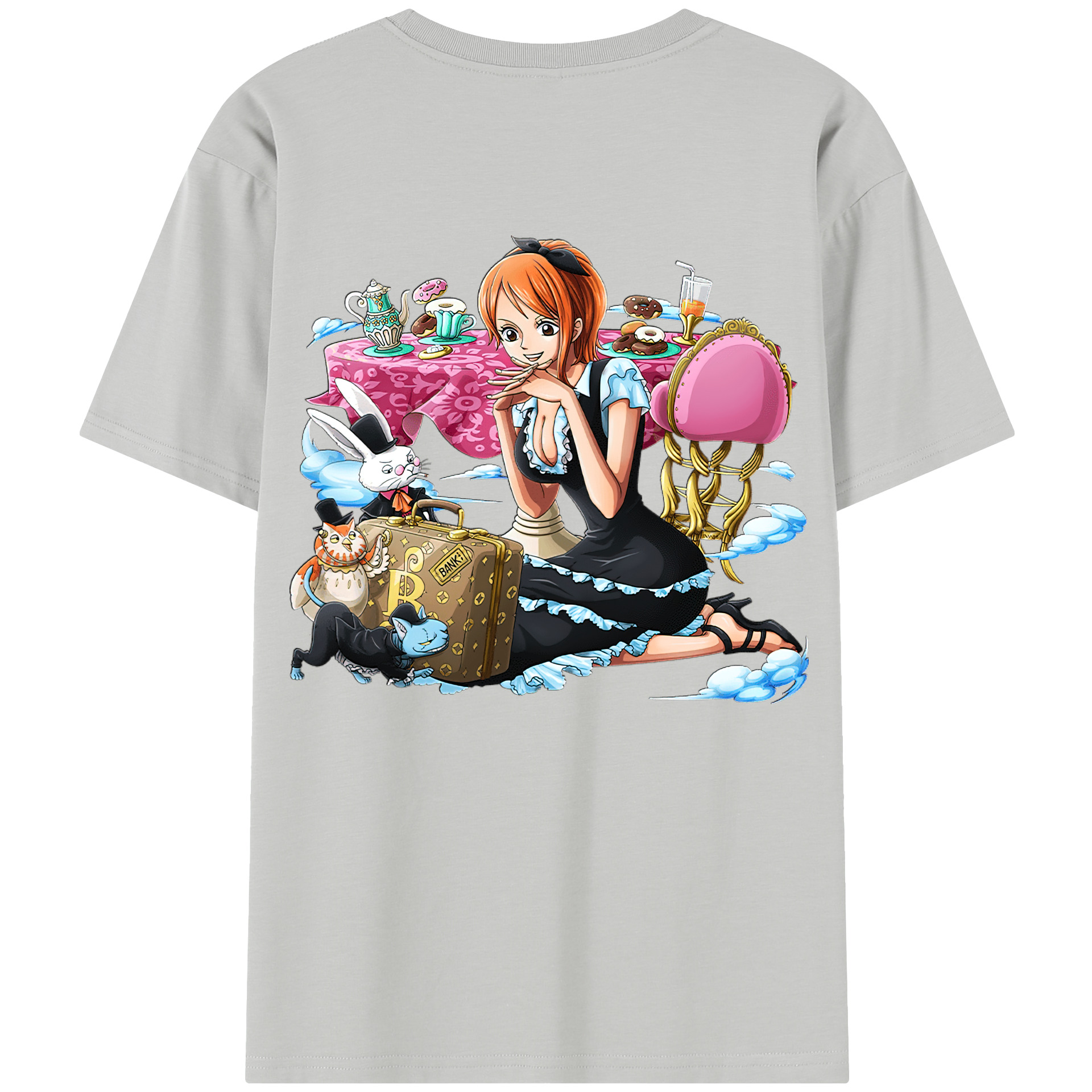 （画像用） ワンピース ナミ ONE PIECE Nami レディース半袖Tシャツ(バックプリント)