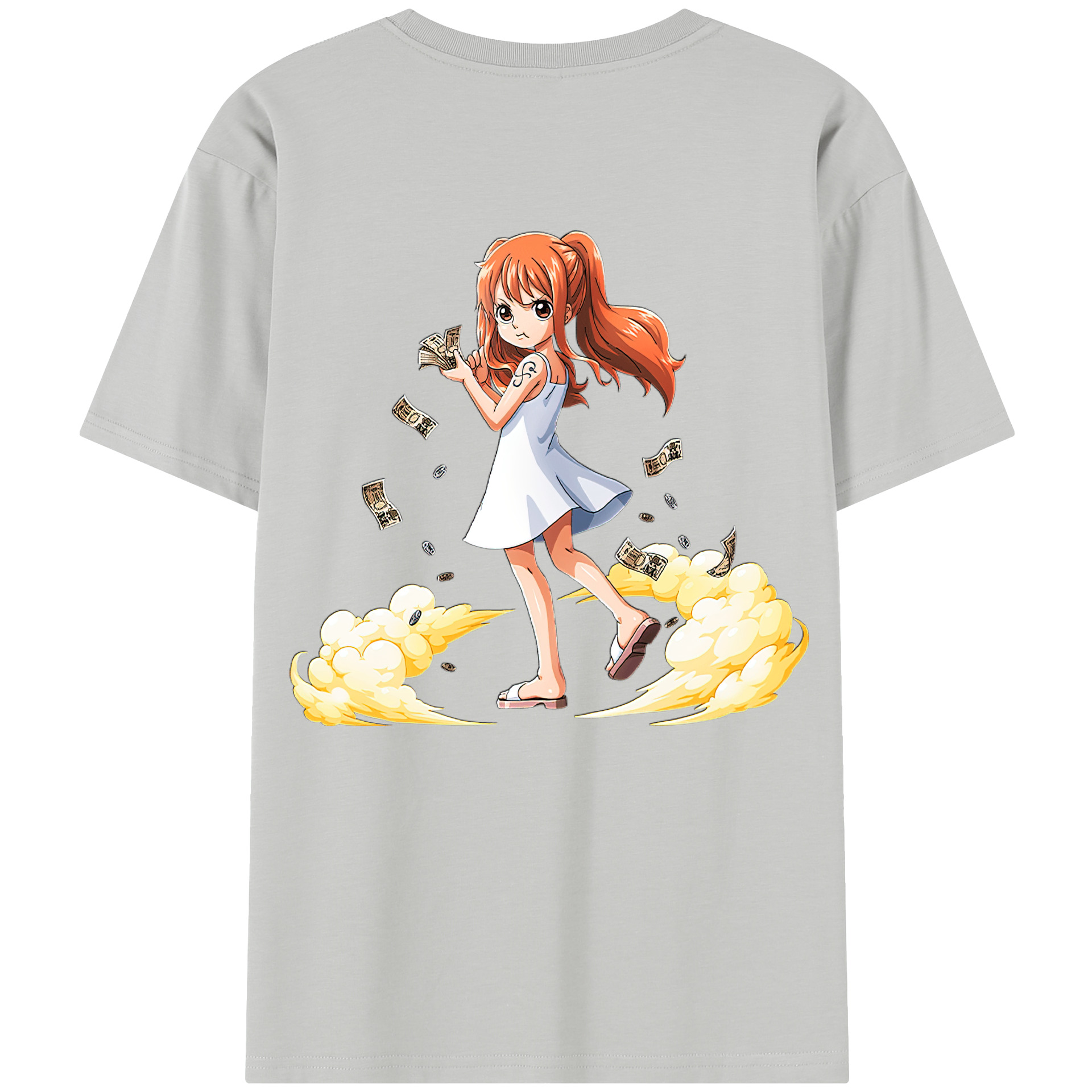 （画像用） ワンピース ナミ ONE PIECE Nami レディース半袖Tシャツ(バックプリント)