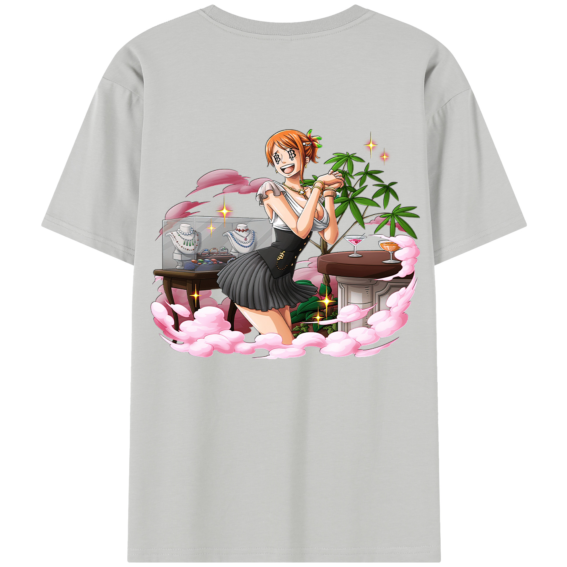 （画像用） ワンピース ナミ ONE PIECE Nami レディース半袖Tシャツ(バックプリント)