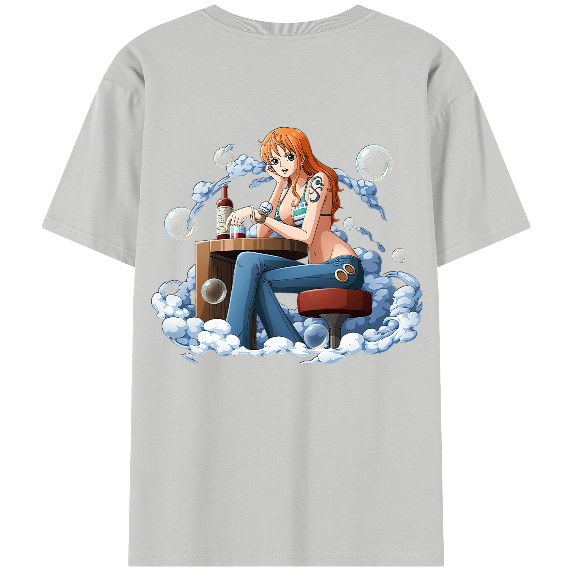 （画像用） ワンピース ナミ ONE PIECE Nami レディース半袖Tシャツ(バックプリント)