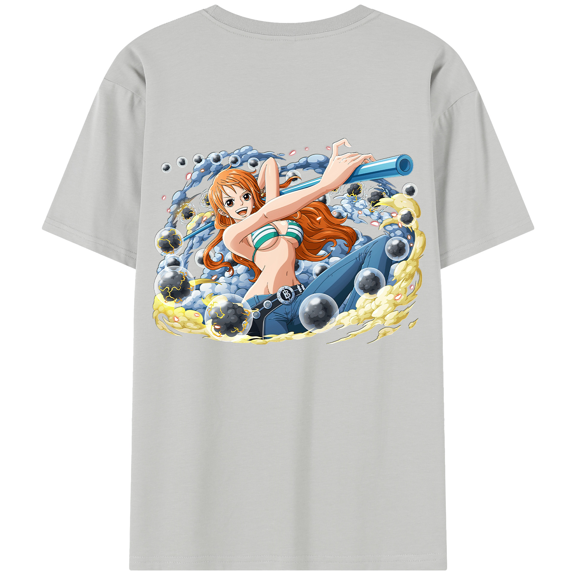 （画像用） ワンピース ナミ ONE PIECE Nami レディース半袖Tシャツ(バックプリント)