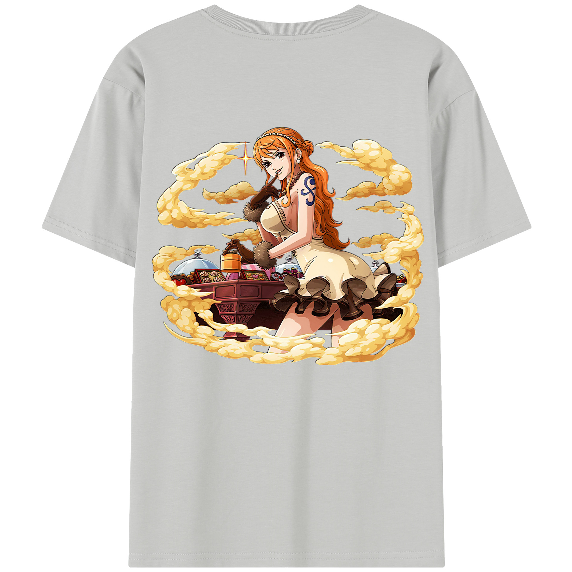 （画像用） ワンピース ナミ ONE PIECE Nami レディース半袖Tシャツ(バックプリント)