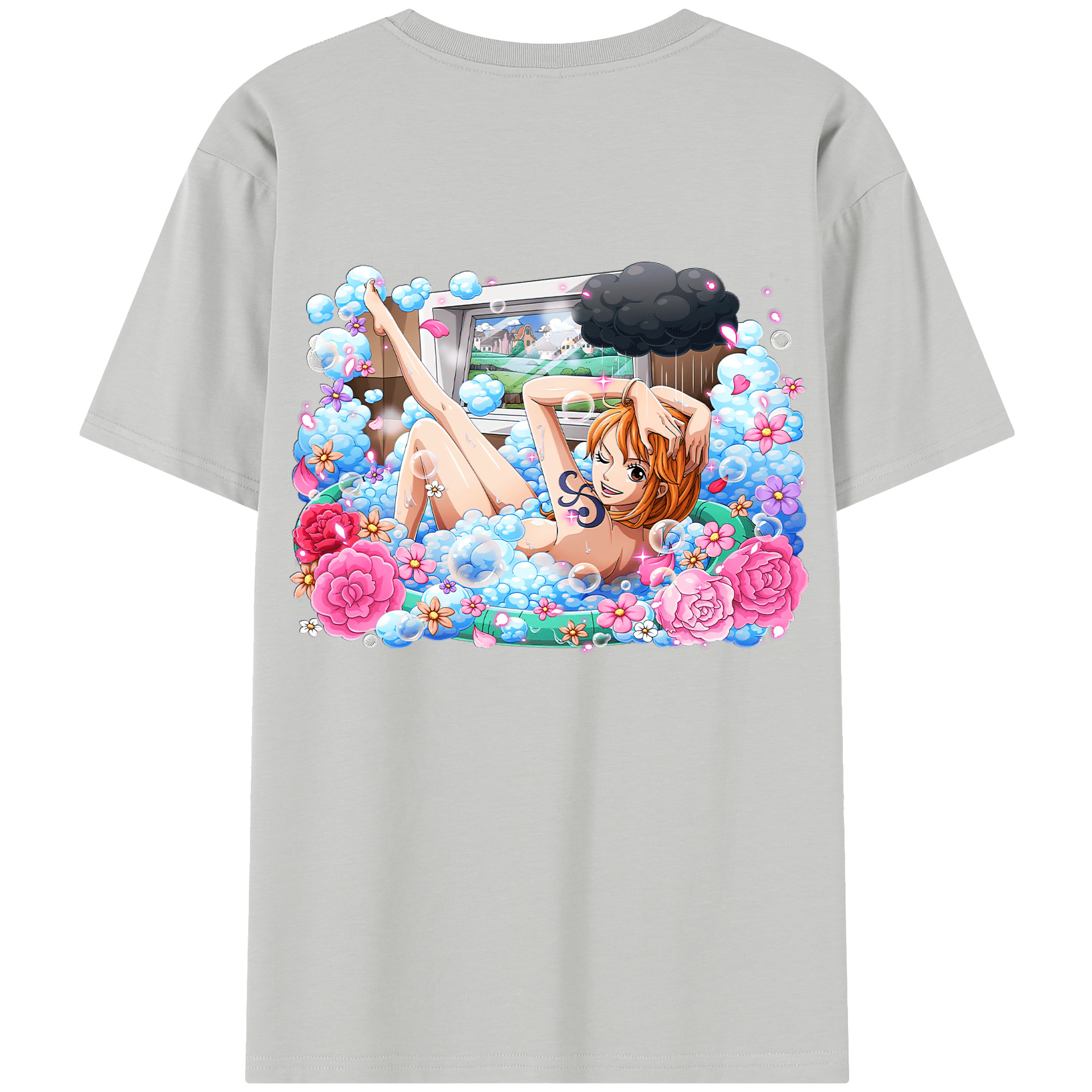（画像用） ワンピース ナミ ONE PIECE Nami レディース半袖Tシャツ(バックプリント)