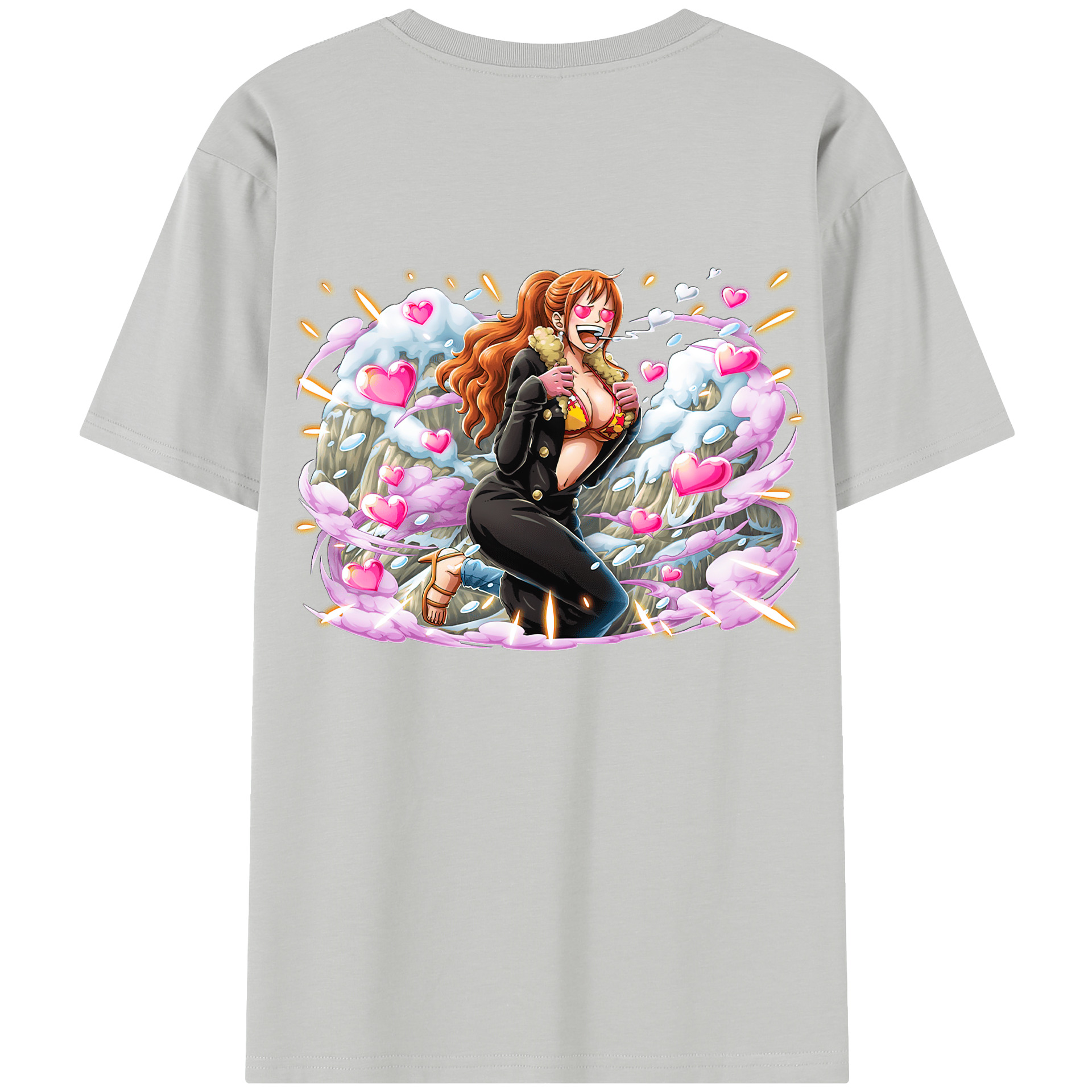 （画像用） ワンピース ナミ ONE PIECE Nami レディース半袖Tシャツ(バックプリント)
