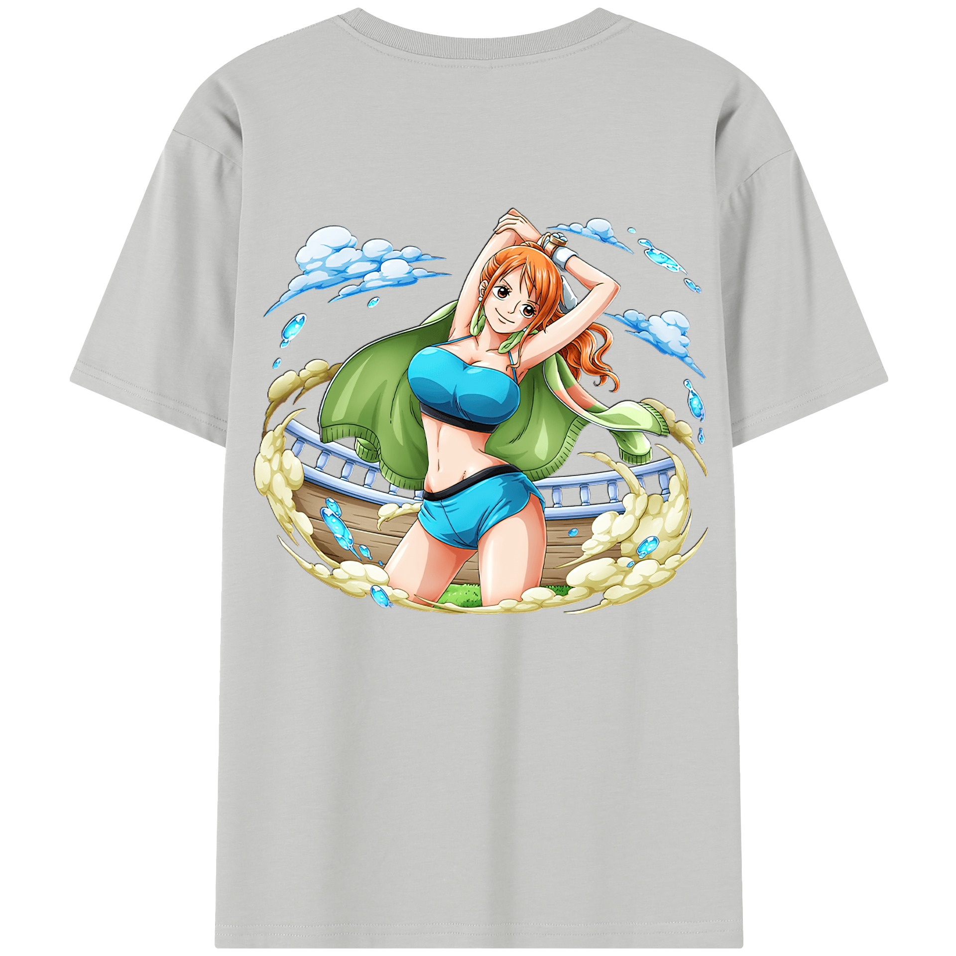 （画像用） ワンピース ナミ ONE PIECE Nami レディース半袖Tシャツ(バックプリント)
