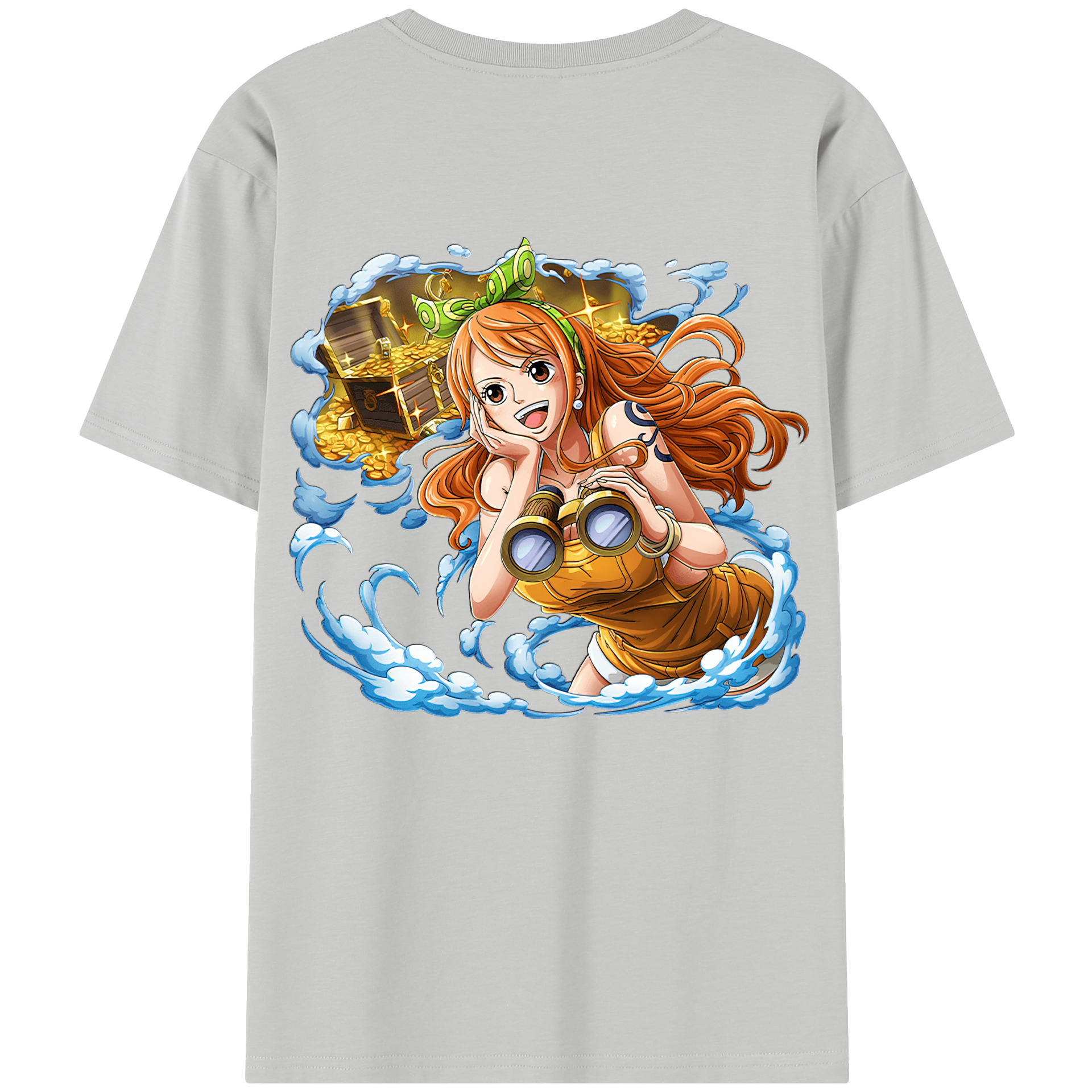 （画像用） ワンピース ナミ ONE PIECE Nami レディース半袖Tシャツ(バックプリント)