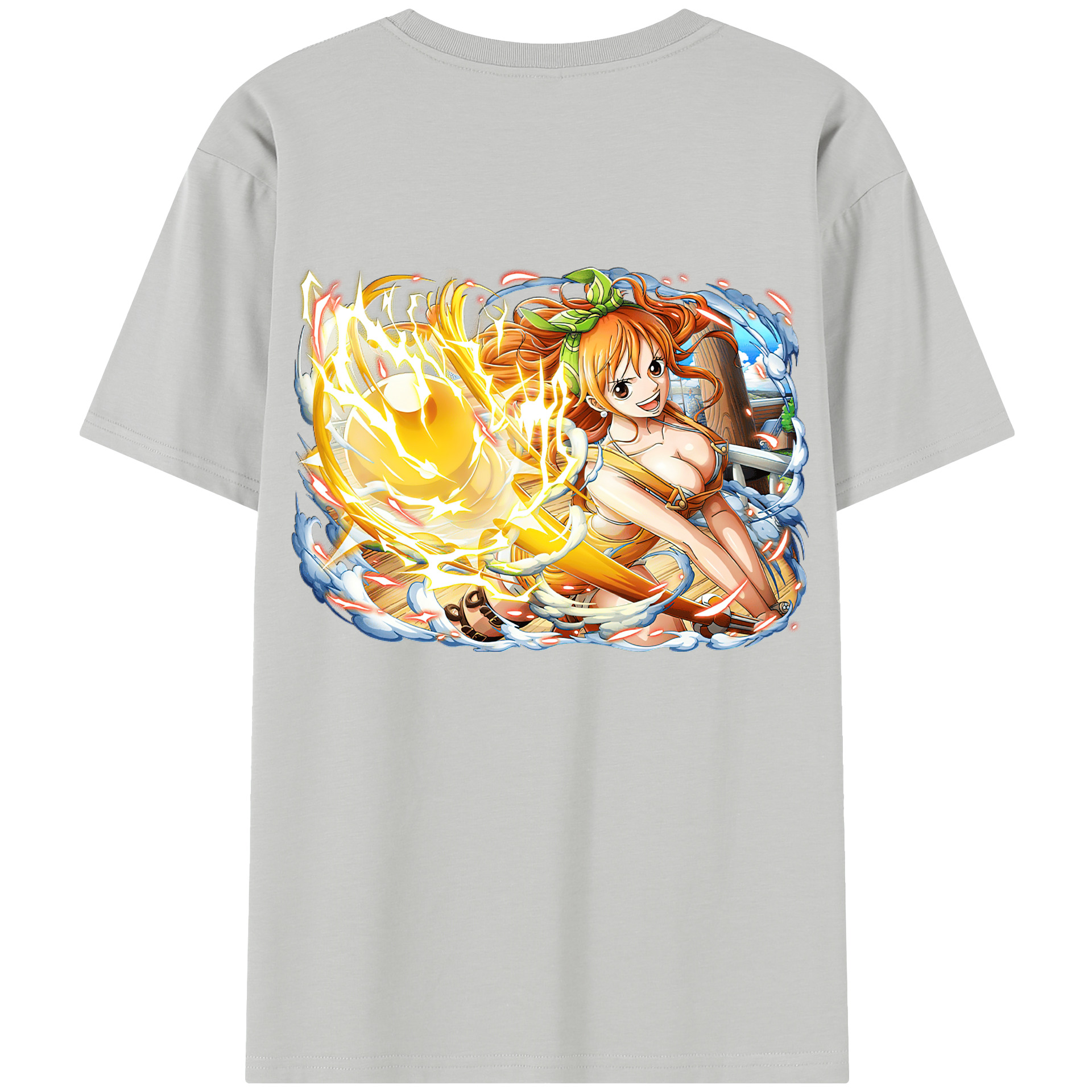 （画像用） ワンピース ナミ ONE PIECE Nami レディース半袖Tシャツ(バックプリント)