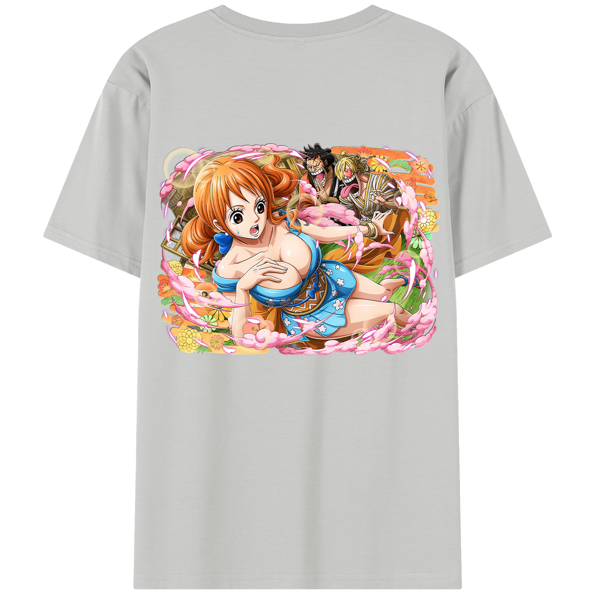 （画像用） ワンピース ナミ ONE PIECE Nami レディース半袖Tシャツ(バックプリント)