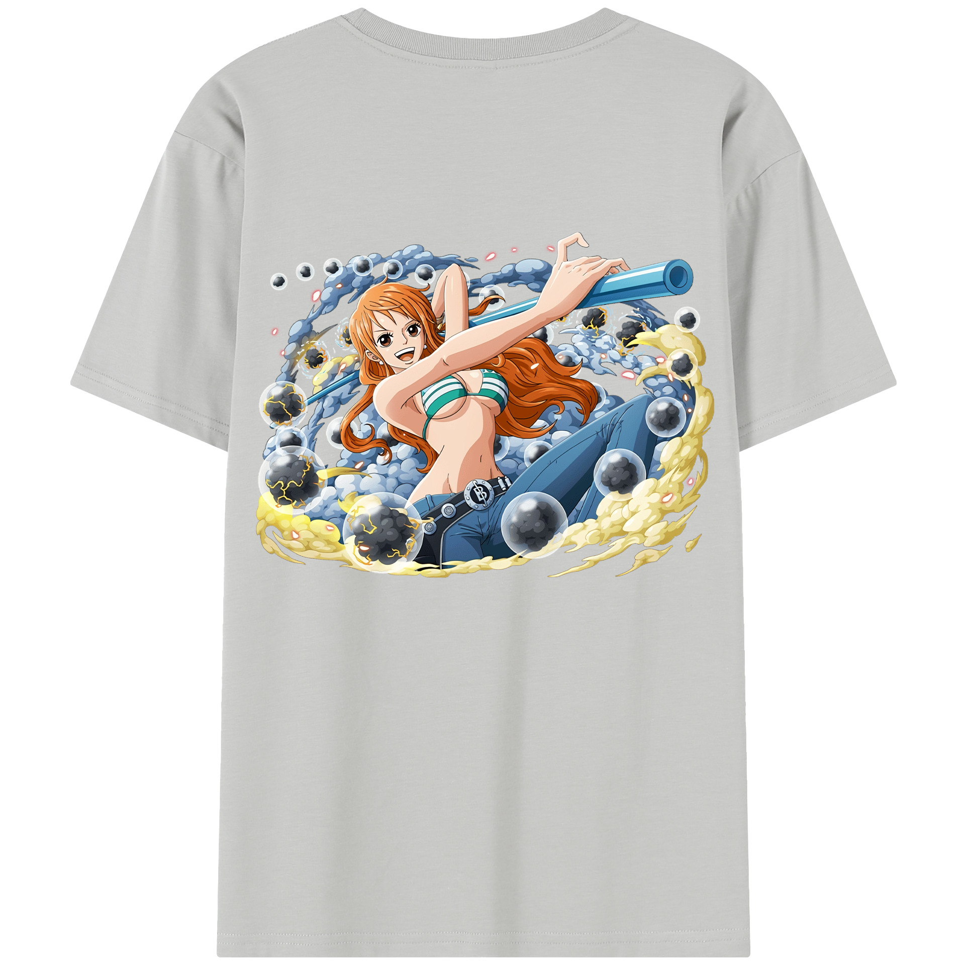 ワンピース ナミ ONE PIECE Nami レディース半袖Tシャツ(バックプリント)