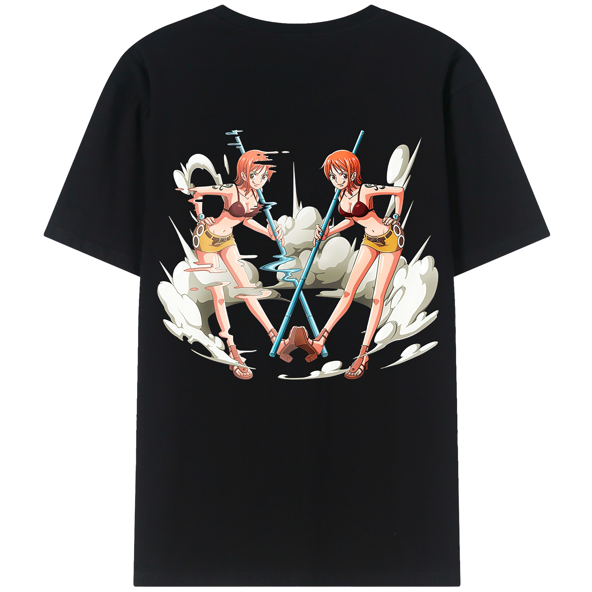 （画像用） ワンピース ナミ ONE PIECE Nami レディース半袖Tシャツ(バックプリント)
