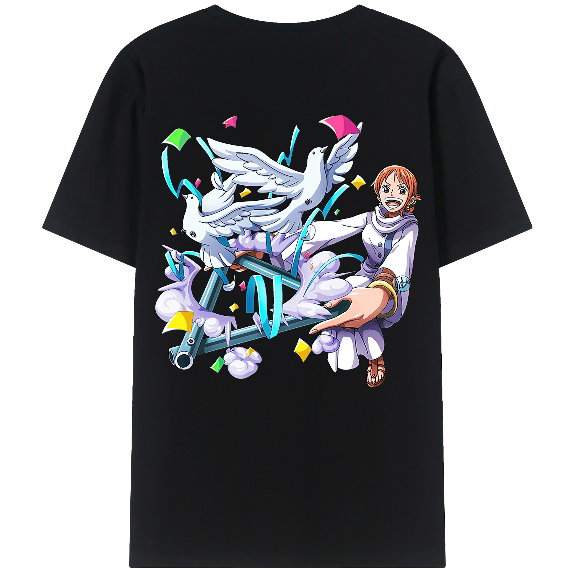 （画像用） ワンピース ナミ ONE PIECE Nami レディース半袖Tシャツ(バックプリント)