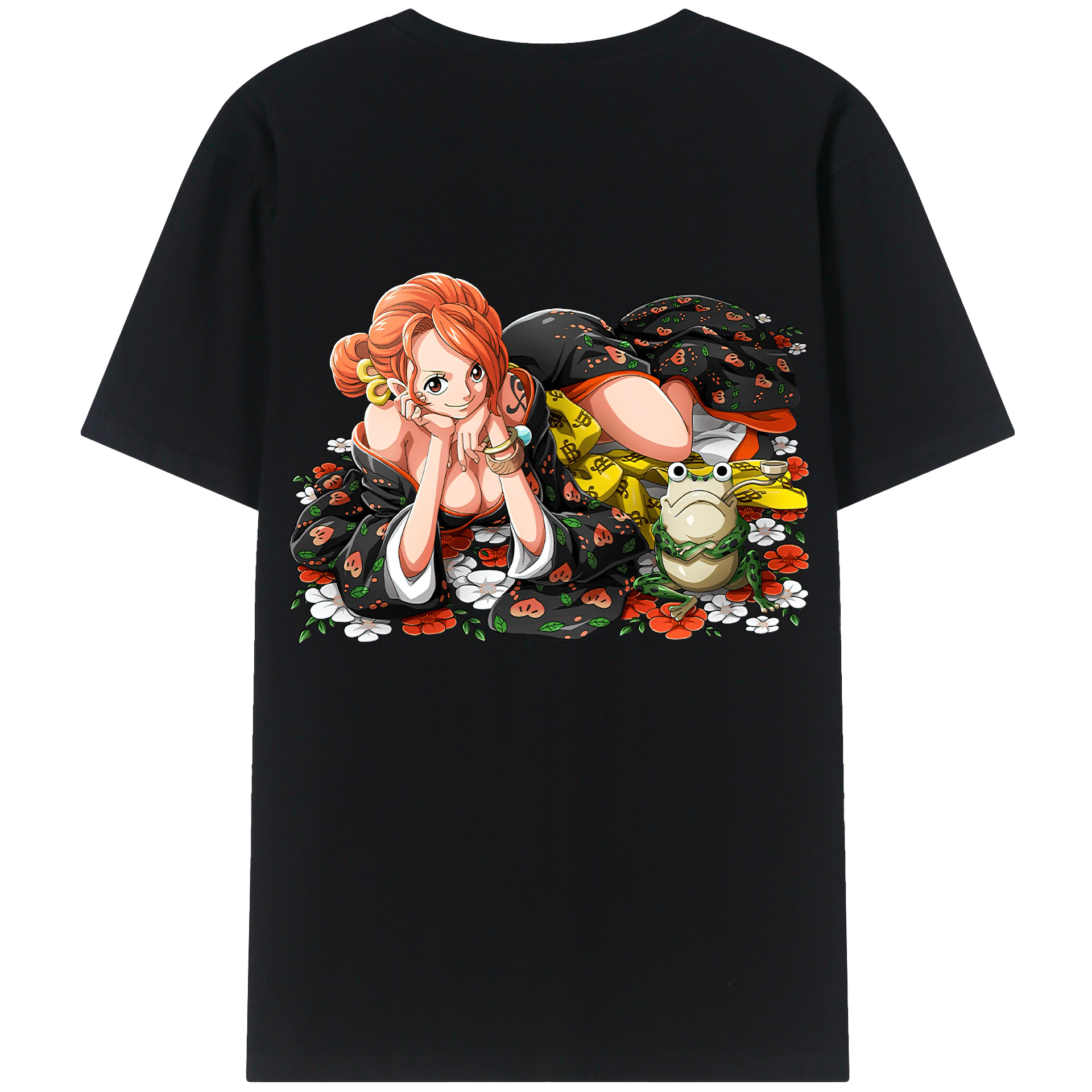 （画像用） ワンピース ナミ ONE PIECE Nami レディース半袖Tシャツ(バックプリント)