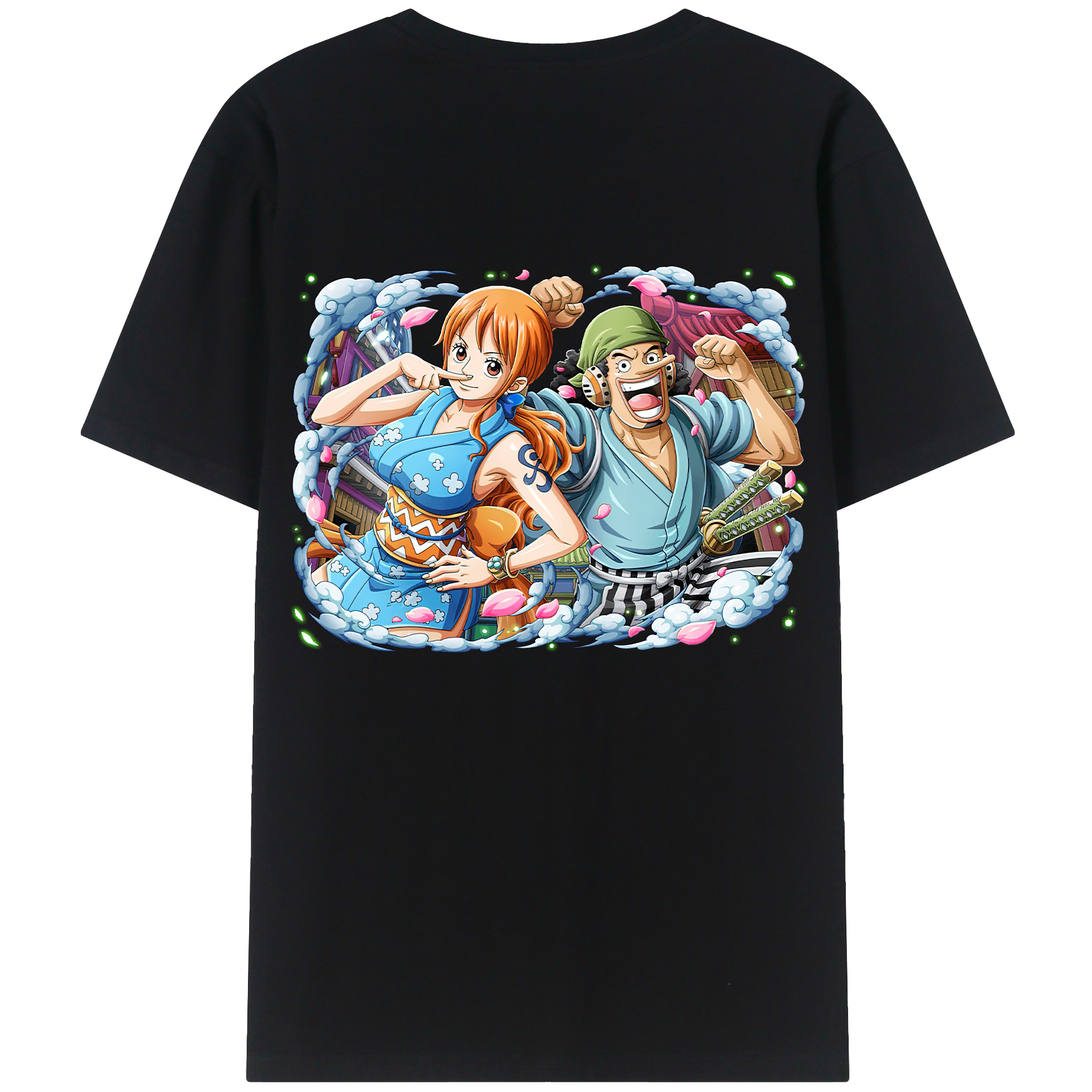 （画像用） ワンピース ナミ ONE PIECE Nami レディース半袖Tシャツ(バックプリント)