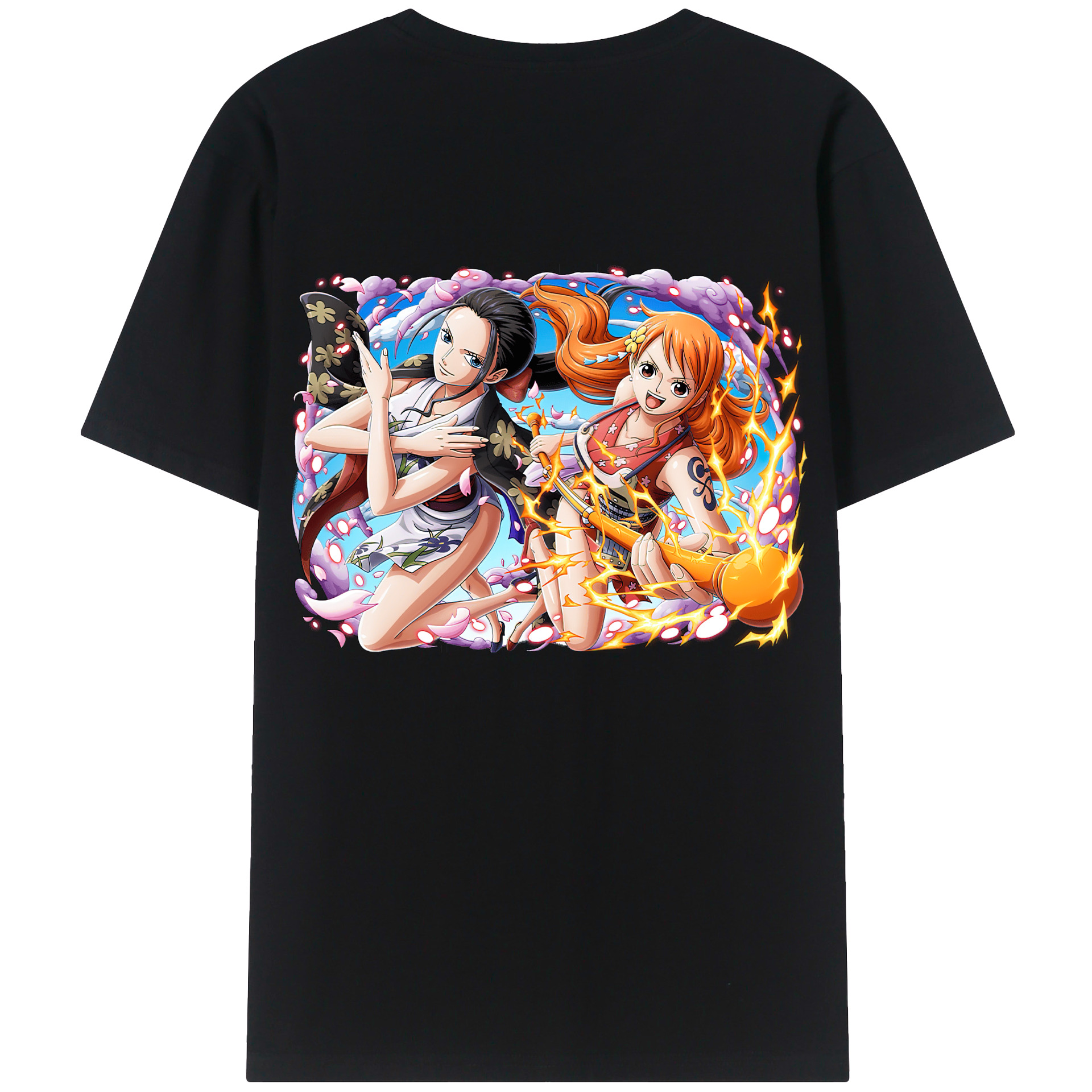 （画像用） ワンピース ナミ ONE PIECE Nami レディース半袖Tシャツ(バックプリント)