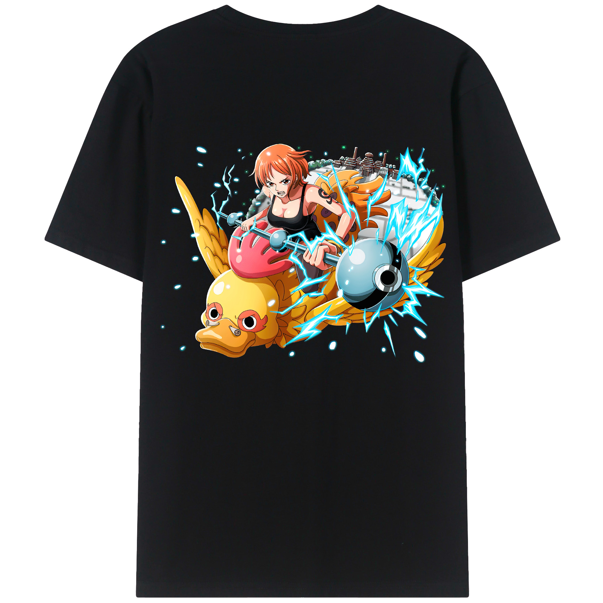 （画像用） ワンピース ナミ ONE PIECE Nami レディース半袖Tシャツ(バックプリント)