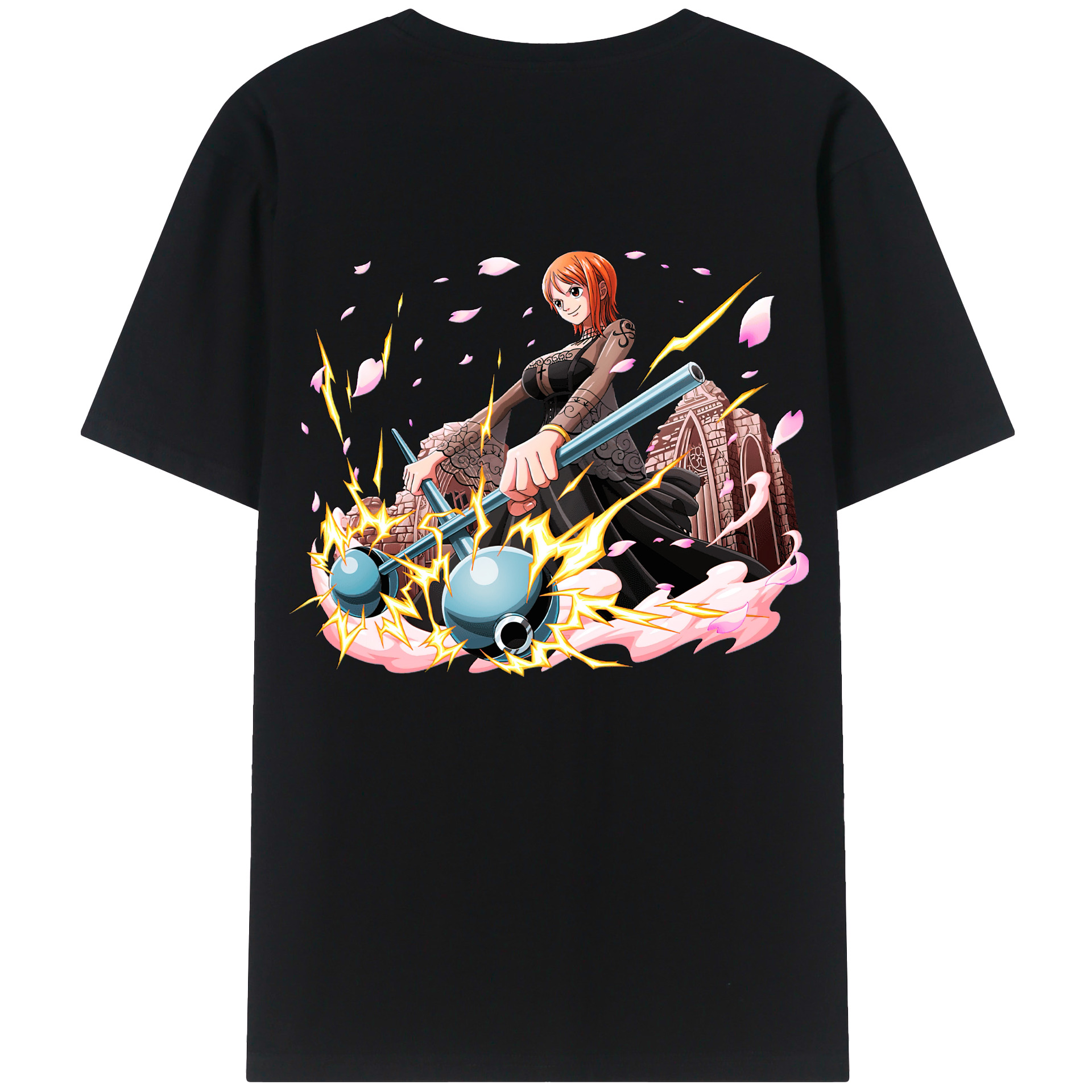 （画像用） ワンピース ナミ ONE PIECE Nami レディース半袖Tシャツ(バックプリント)