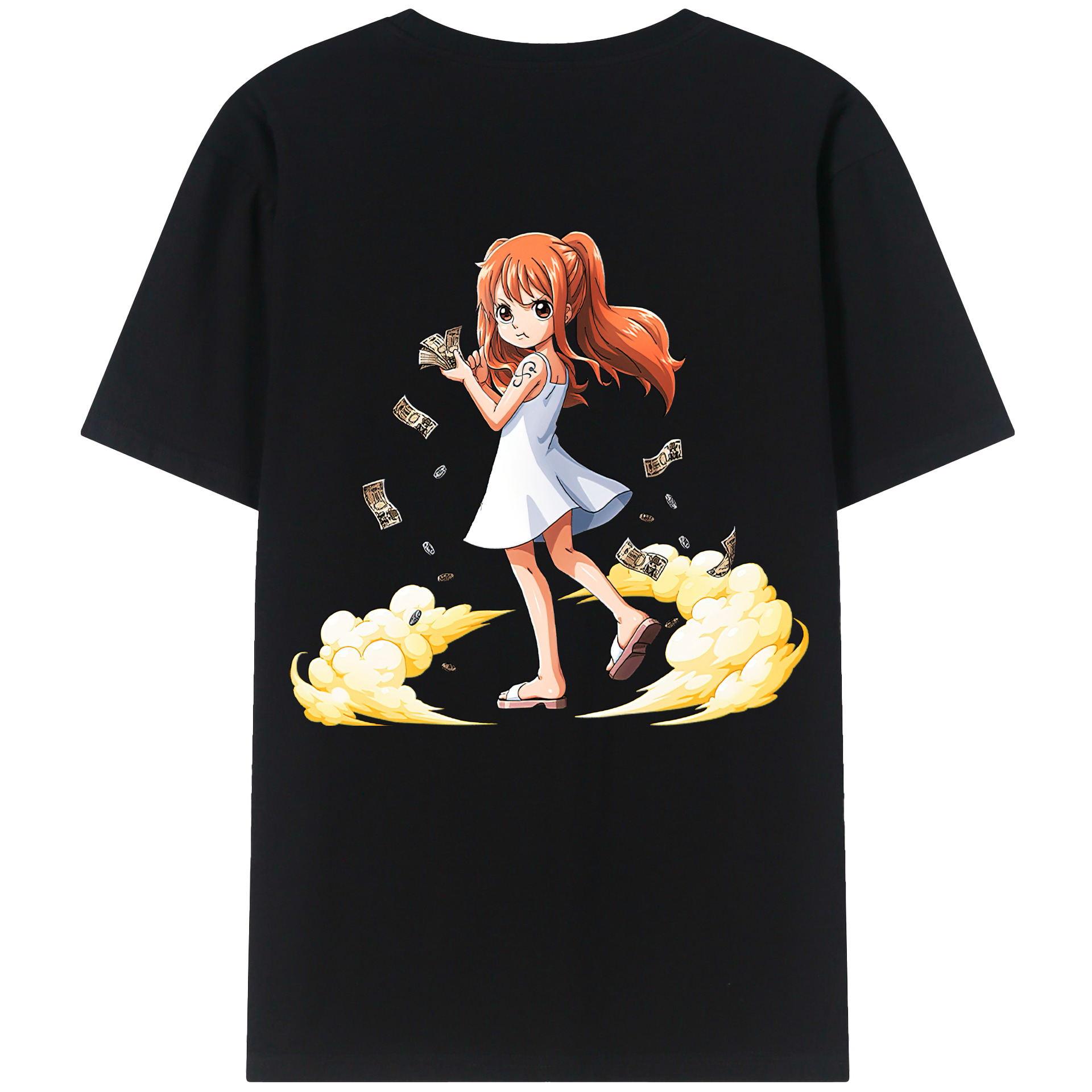 （画像用） ワンピース ナミ ONE PIECE Nami レディース半袖Tシャツ(バックプリント)