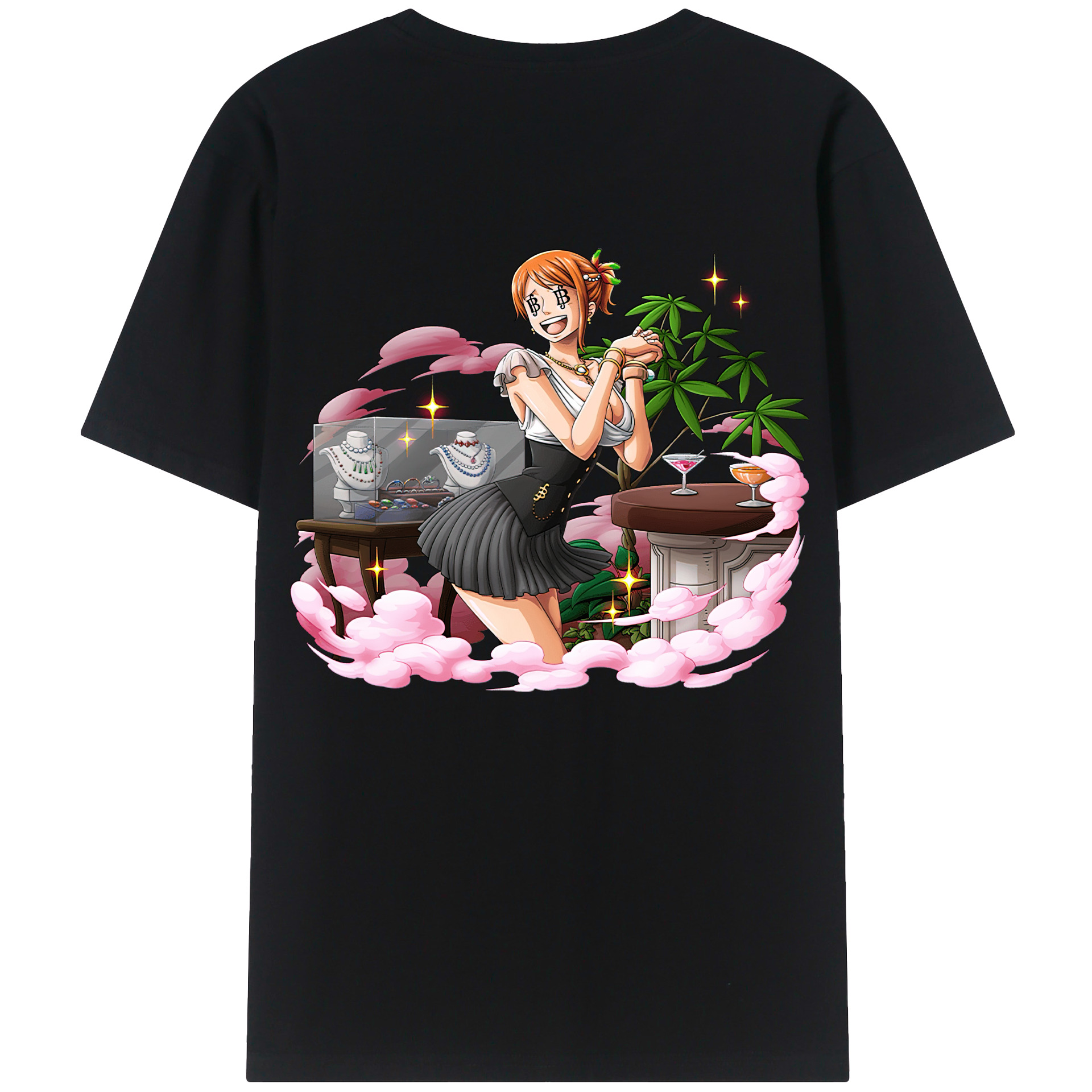 （画像用） ワンピース ナミ ONE PIECE Nami レディース半袖Tシャツ(バックプリント)