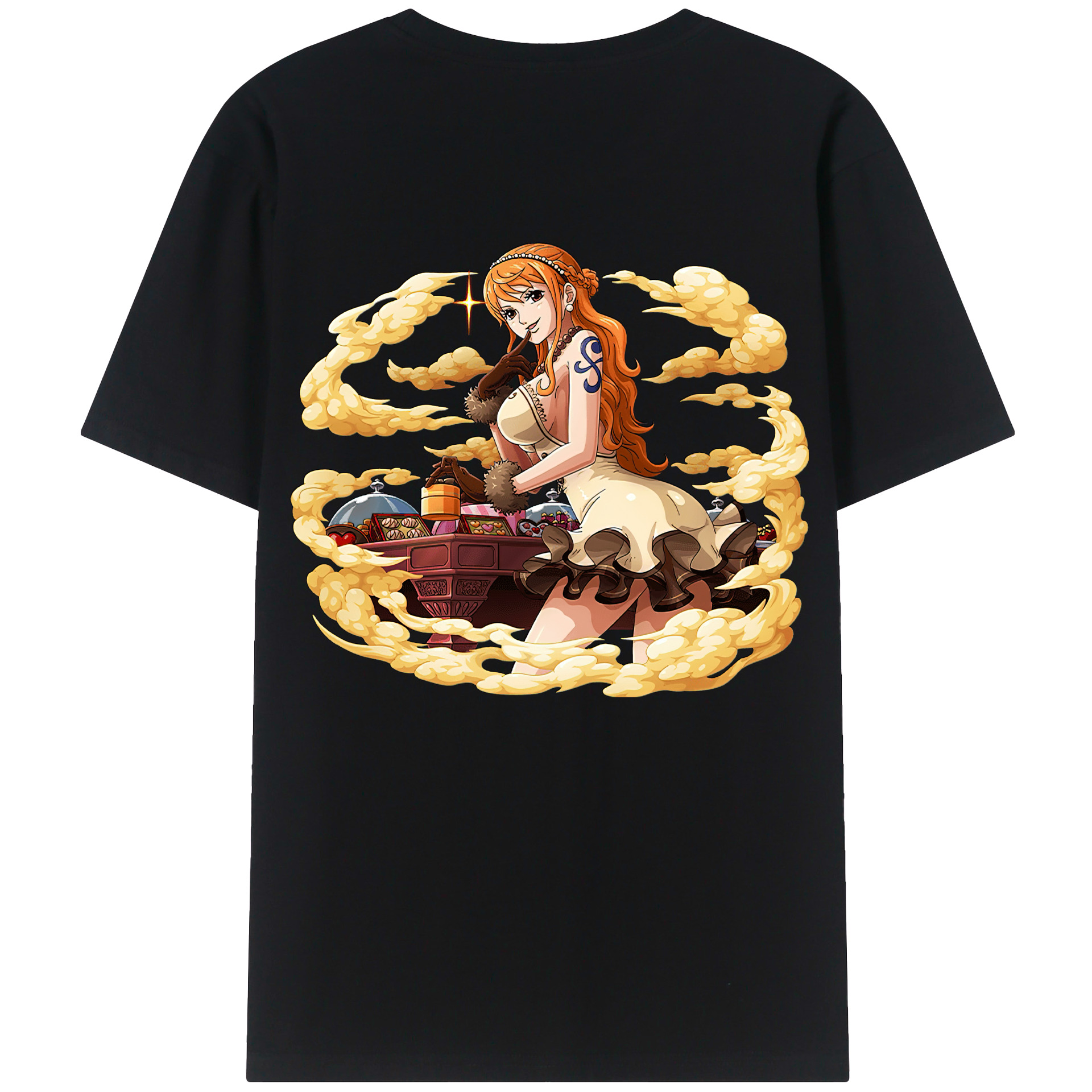 （画像用） ワンピース ナミ ONE PIECE Nami レディース半袖Tシャツ(バックプリント)
