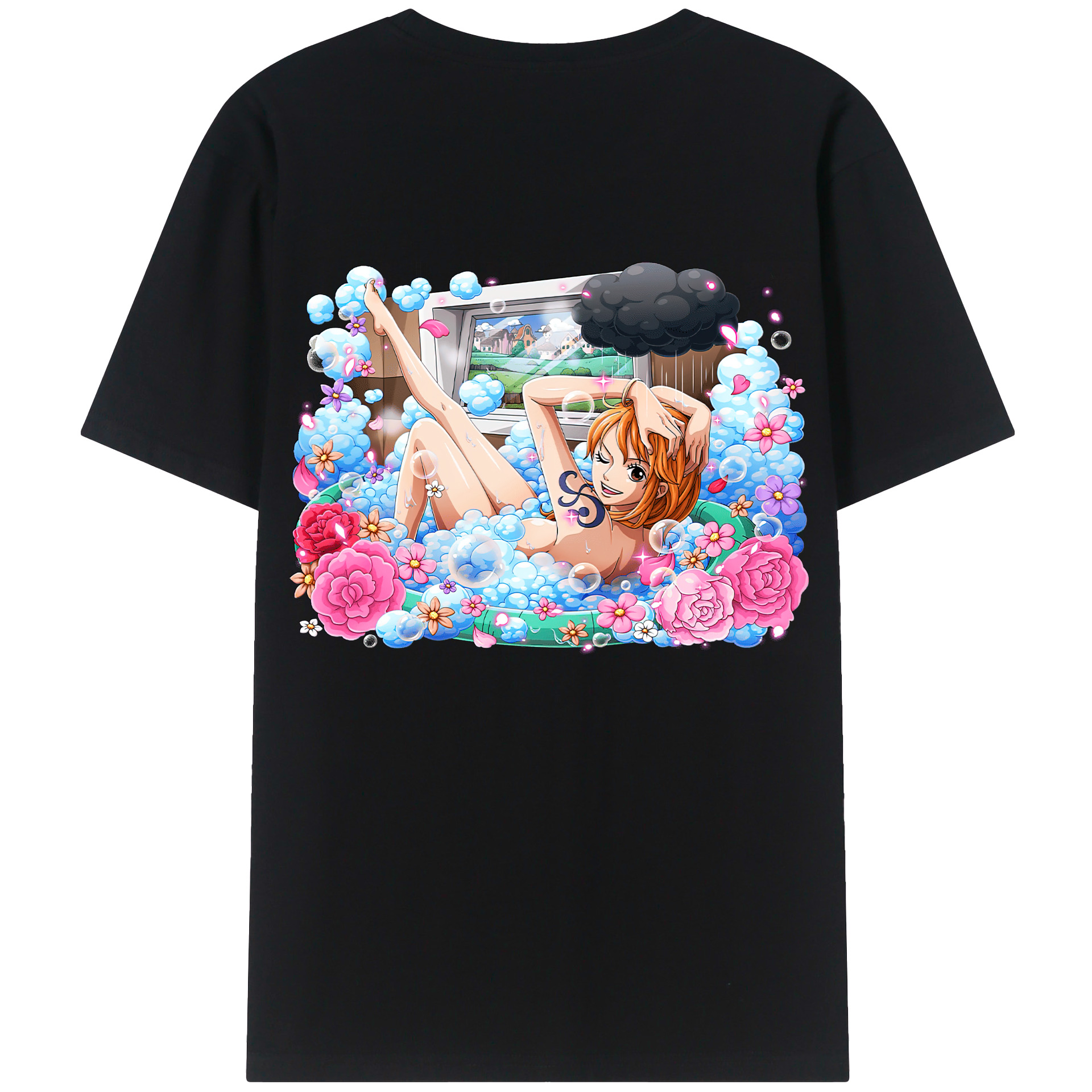 （画像用） ワンピース ナミ ONE PIECE Nami レディース半袖Tシャツ(バックプリント)