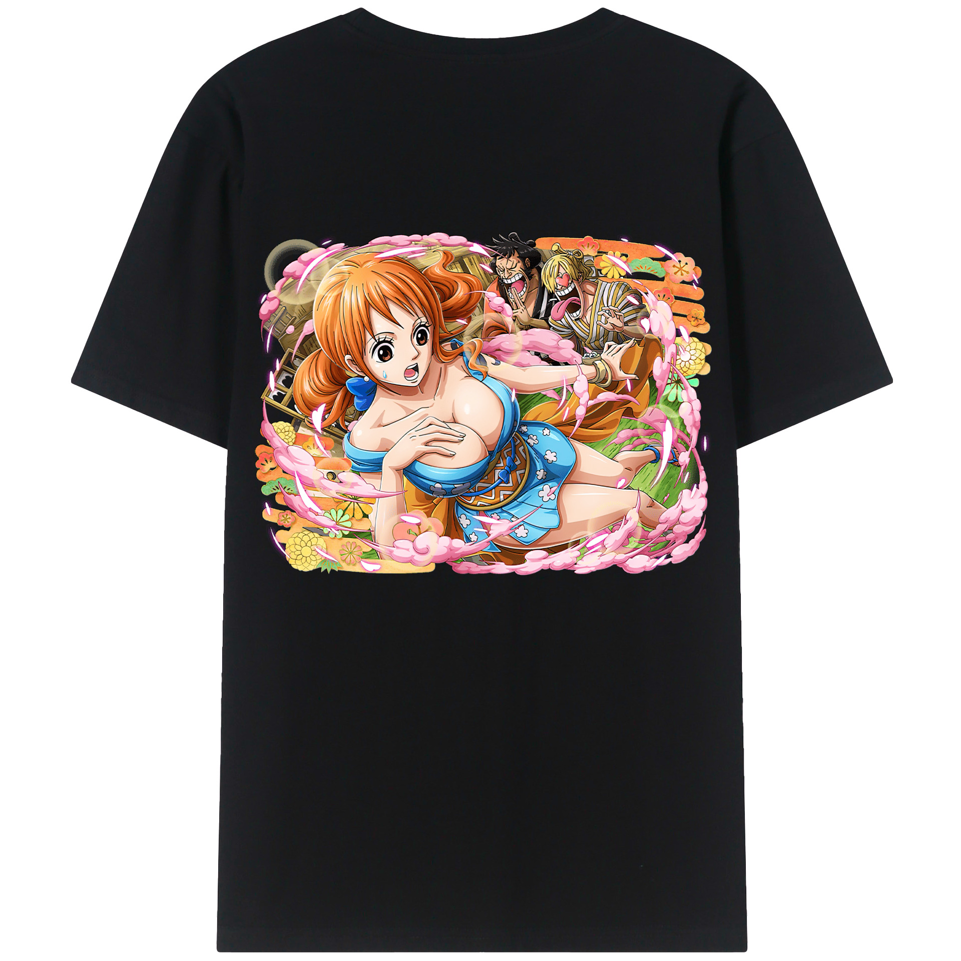 （画像用） ワンピース ナミ ONE PIECE Nami レディース半袖Tシャツ(バックプリント)
