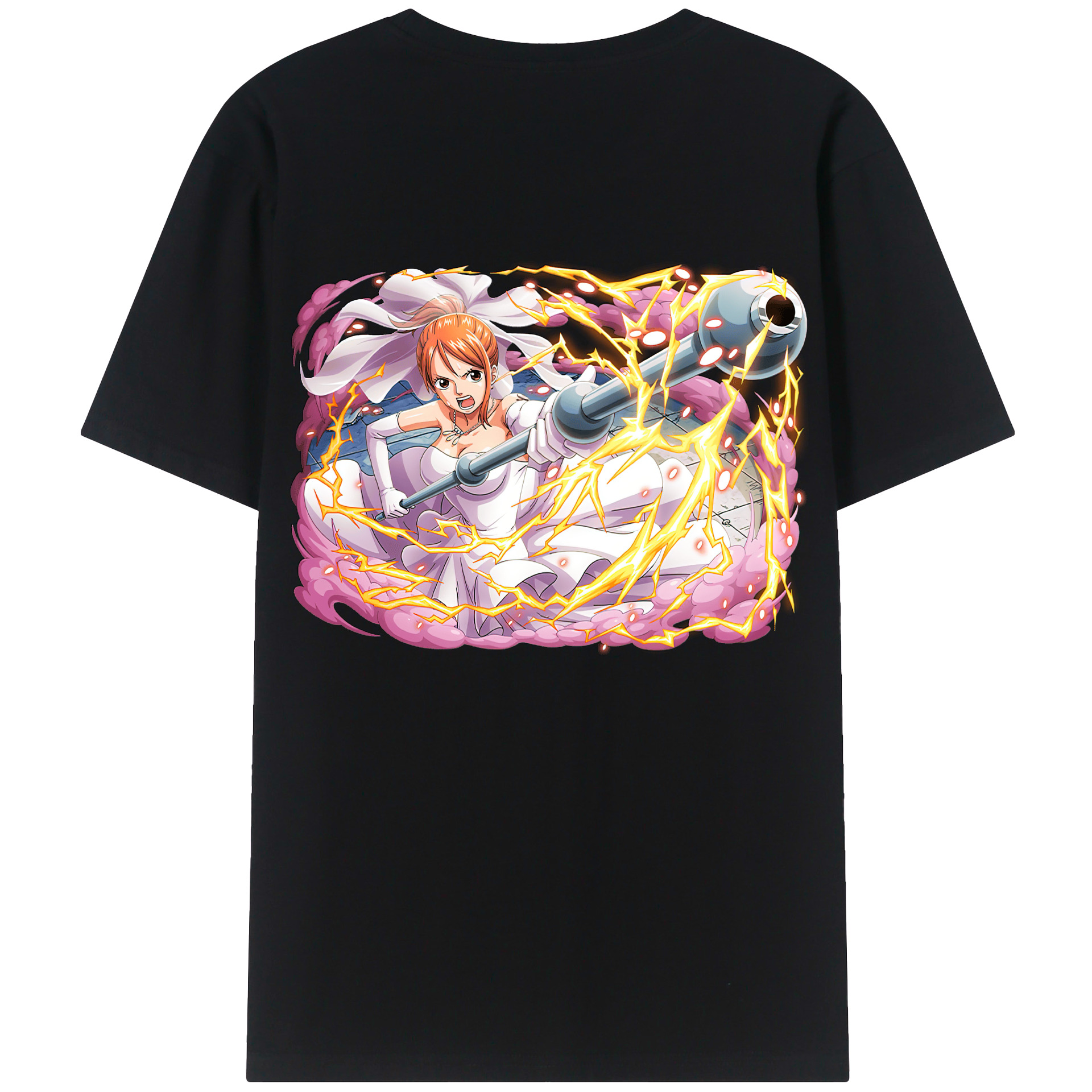 （画像用） ワンピース ナミ ONE PIECE Nami レディース半袖Tシャツ(バックプリント)