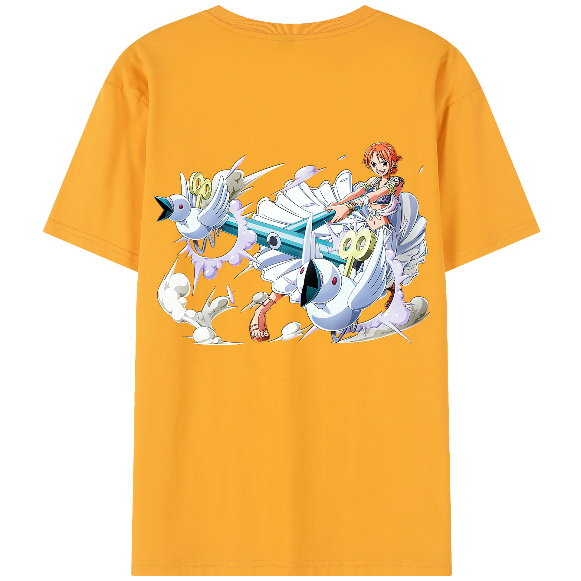 （画像用） ワンピース ナミ ONE PIECE Nami レディース半袖Tシャツ(バックプリント)