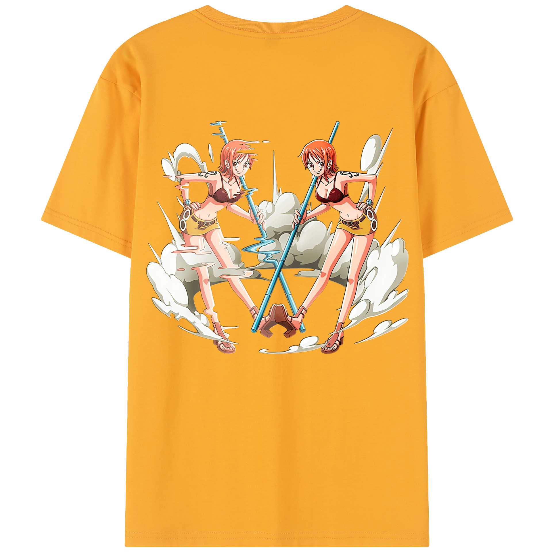 （画像用） ワンピース ナミ ONE PIECE Nami レディース半袖Tシャツ(バックプリント)
