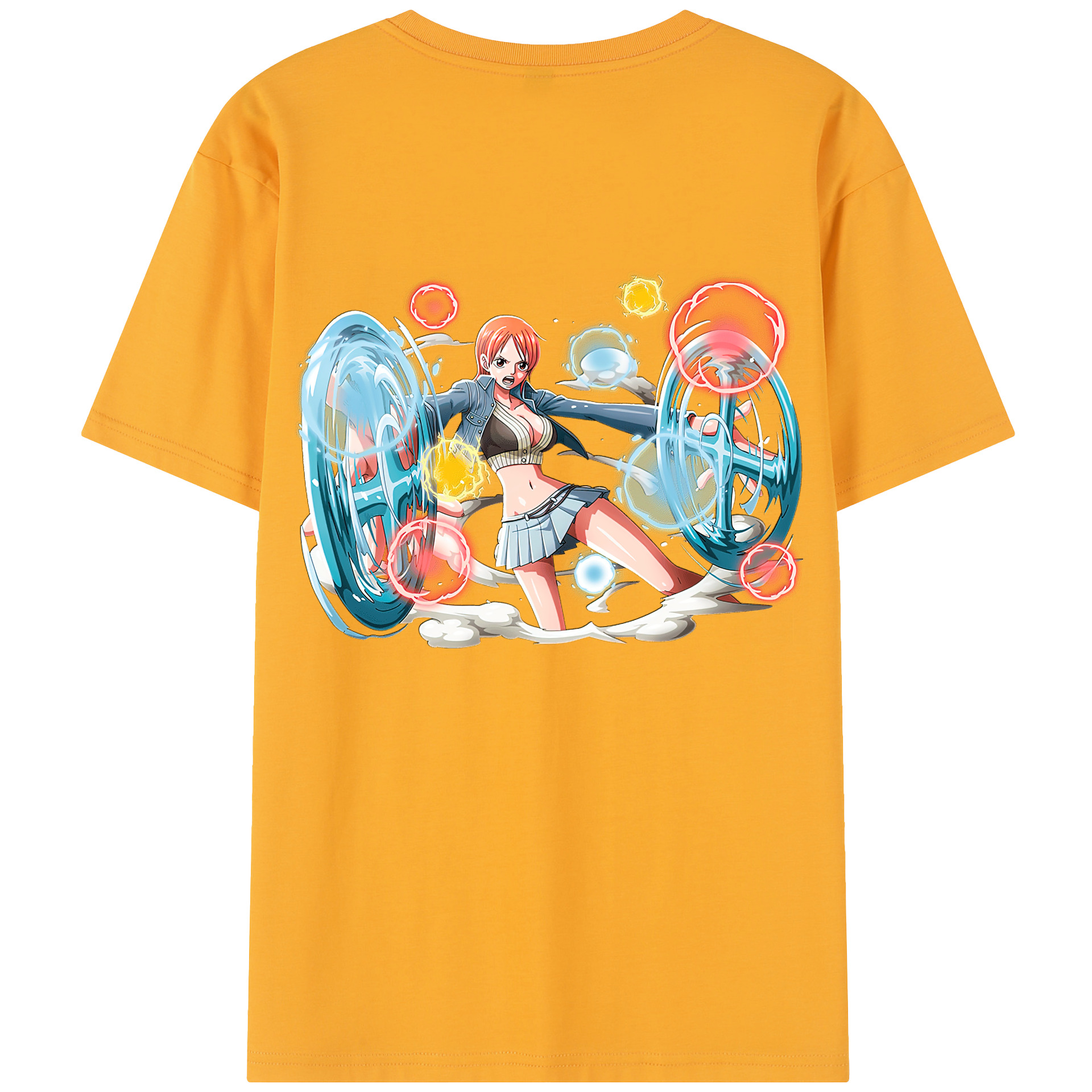 （画像用） ワンピース ナミ ONE PIECE Nami レディース半袖Tシャツ(バックプリント)