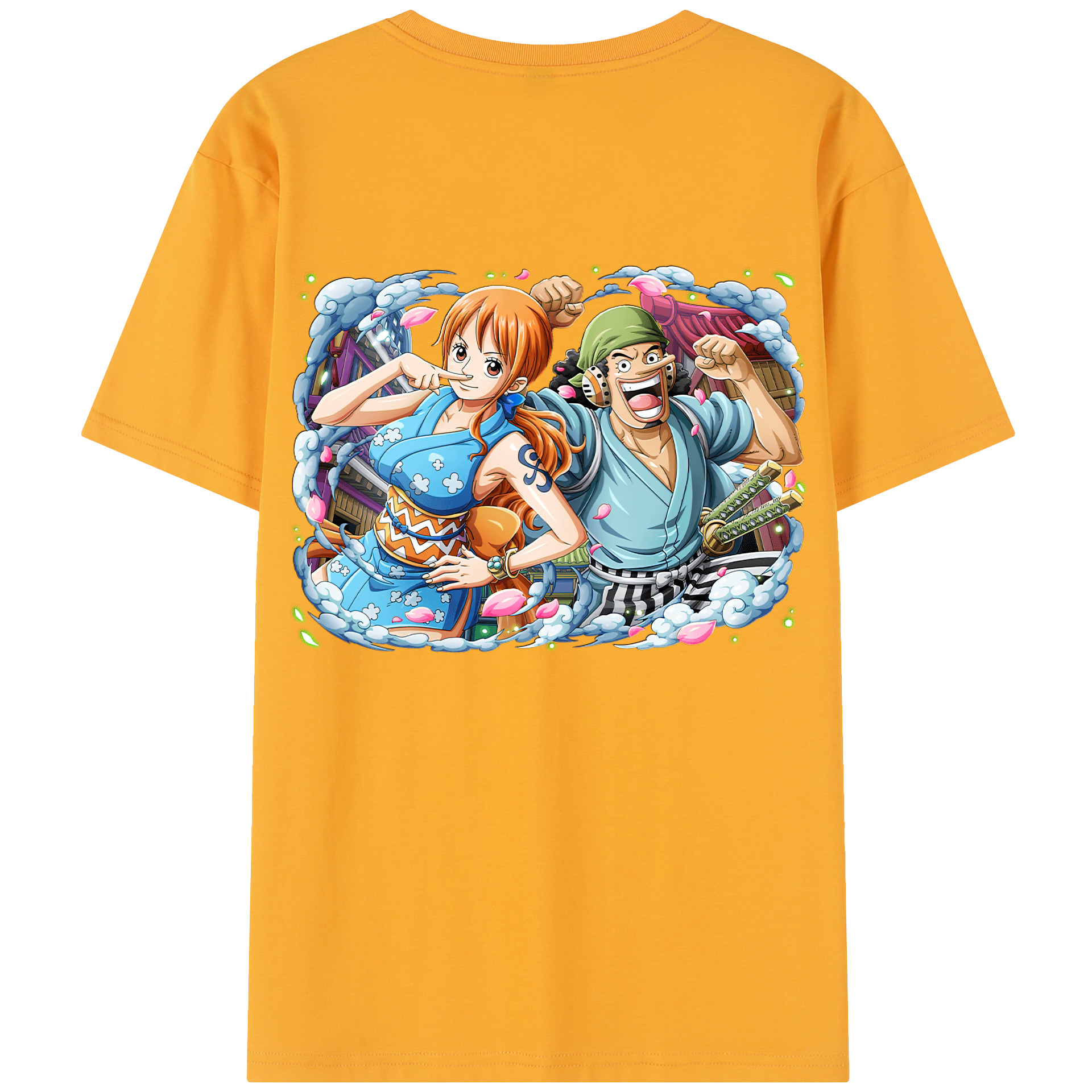（画像用） ワンピース ナミ ONE PIECE Nami レディース半袖Tシャツ(バックプリント)