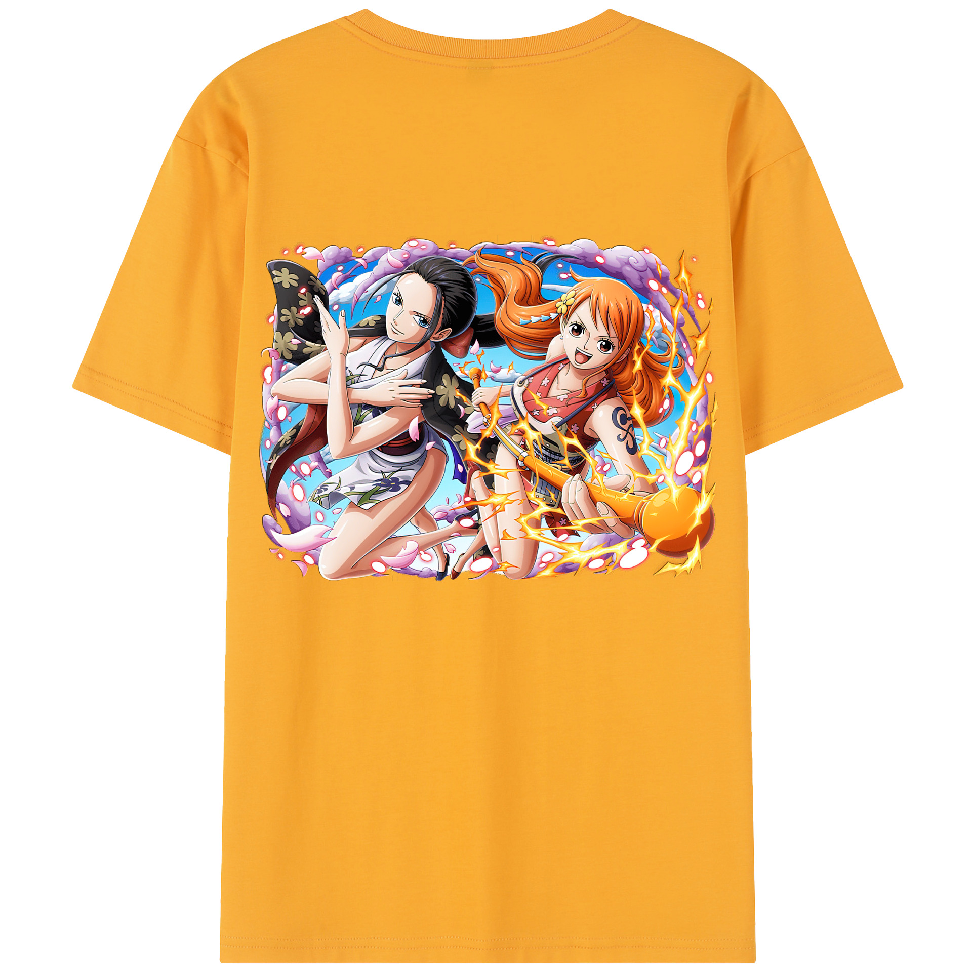 （画像用） ワンピース ナミ ONE PIECE Nami レディース半袖Tシャツ(バックプリント)