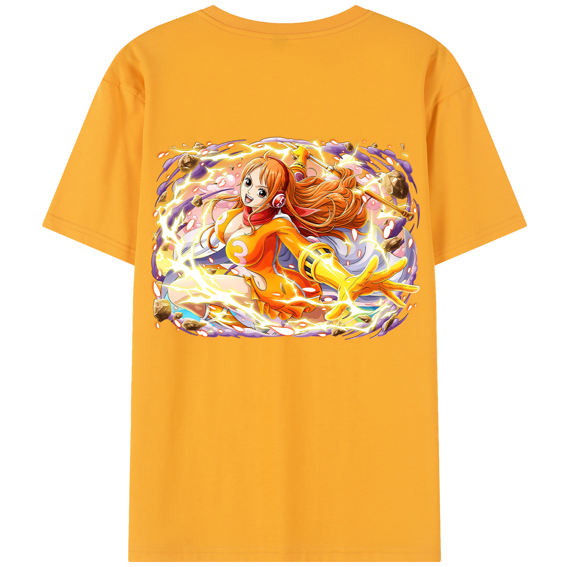 （画像用） ワンピース ナミ ONE PIECE Nami レディース半袖Tシャツ(バックプリント)