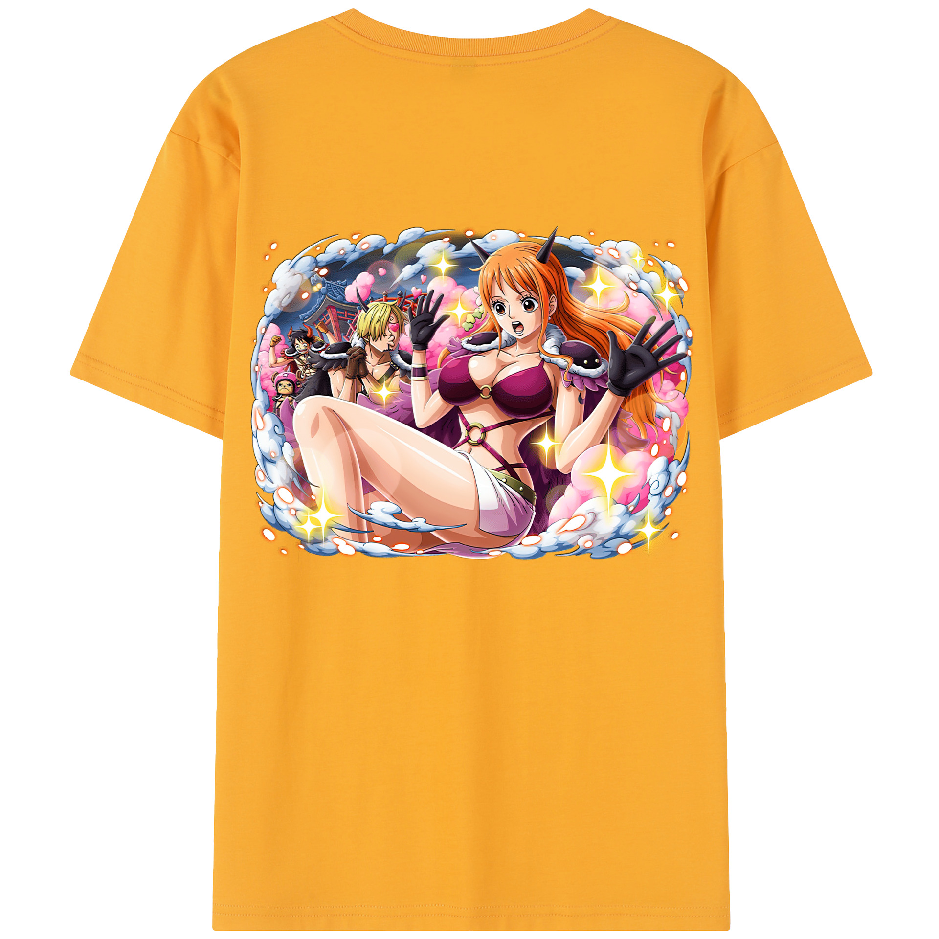 （画像用） ワンピース ナミ ONE PIECE Nami レディース半袖Tシャツ(バックプリント)