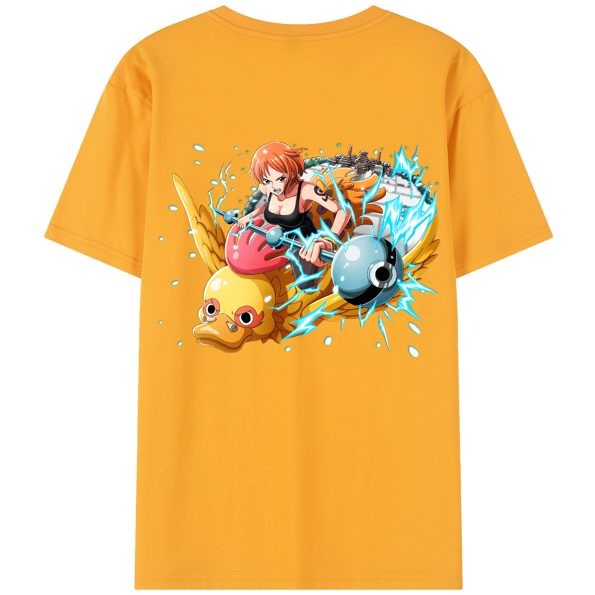 （画像用） ワンピース ナミ ONE PIECE Nami レディース半袖Tシャツ(バックプリント)