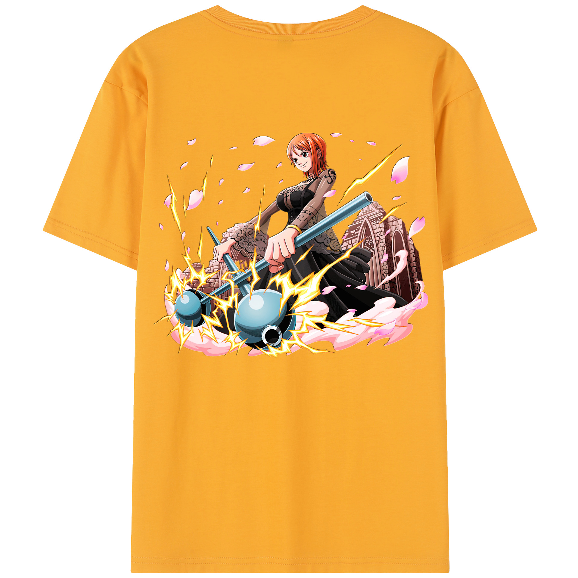 （画像用） ワンピース ナミ ONE PIECE Nami レディース半袖Tシャツ(バックプリント)