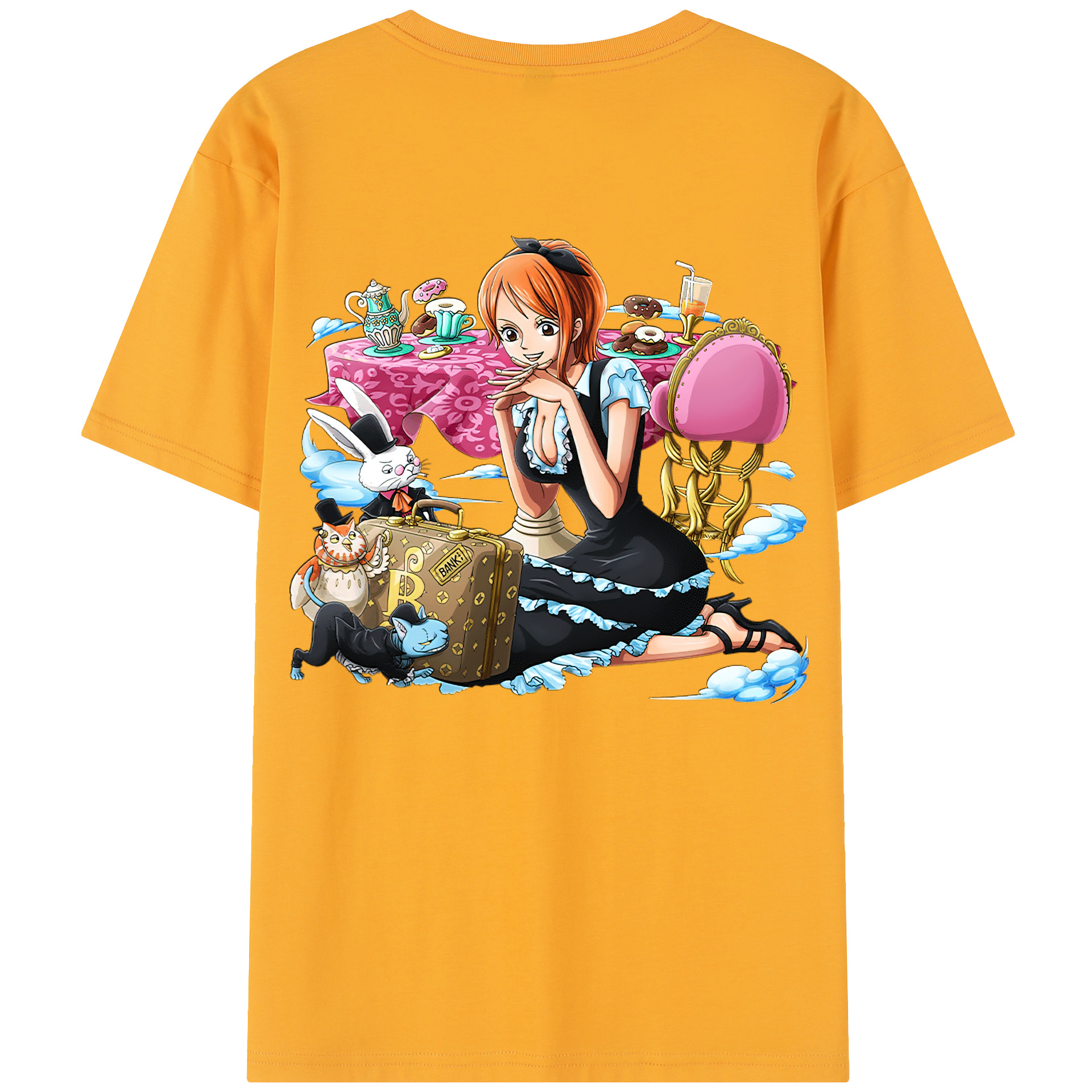 （画像用） ワンピース ナミ ONE PIECE Nami レディース半袖Tシャツ(バックプリント)