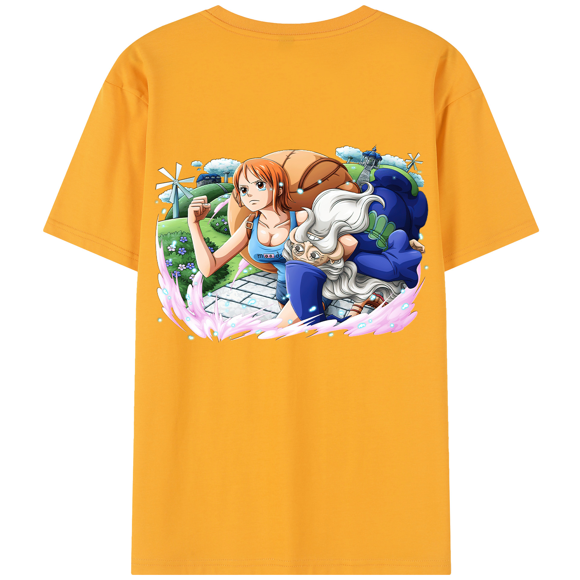 （画像用） ワンピース ナミ ONE PIECE Nami レディース半袖Tシャツ(バックプリント)