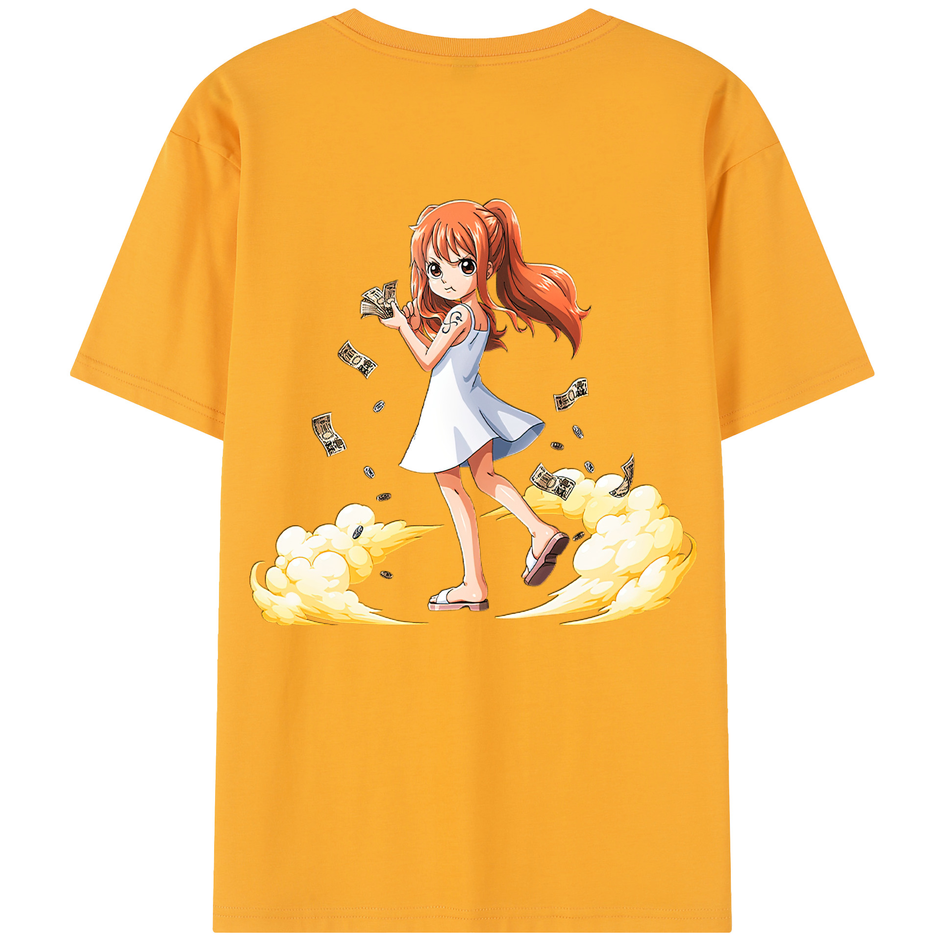 （画像用） ワンピース ナミ ONE PIECE Nami レディース半袖Tシャツ(バックプリント)